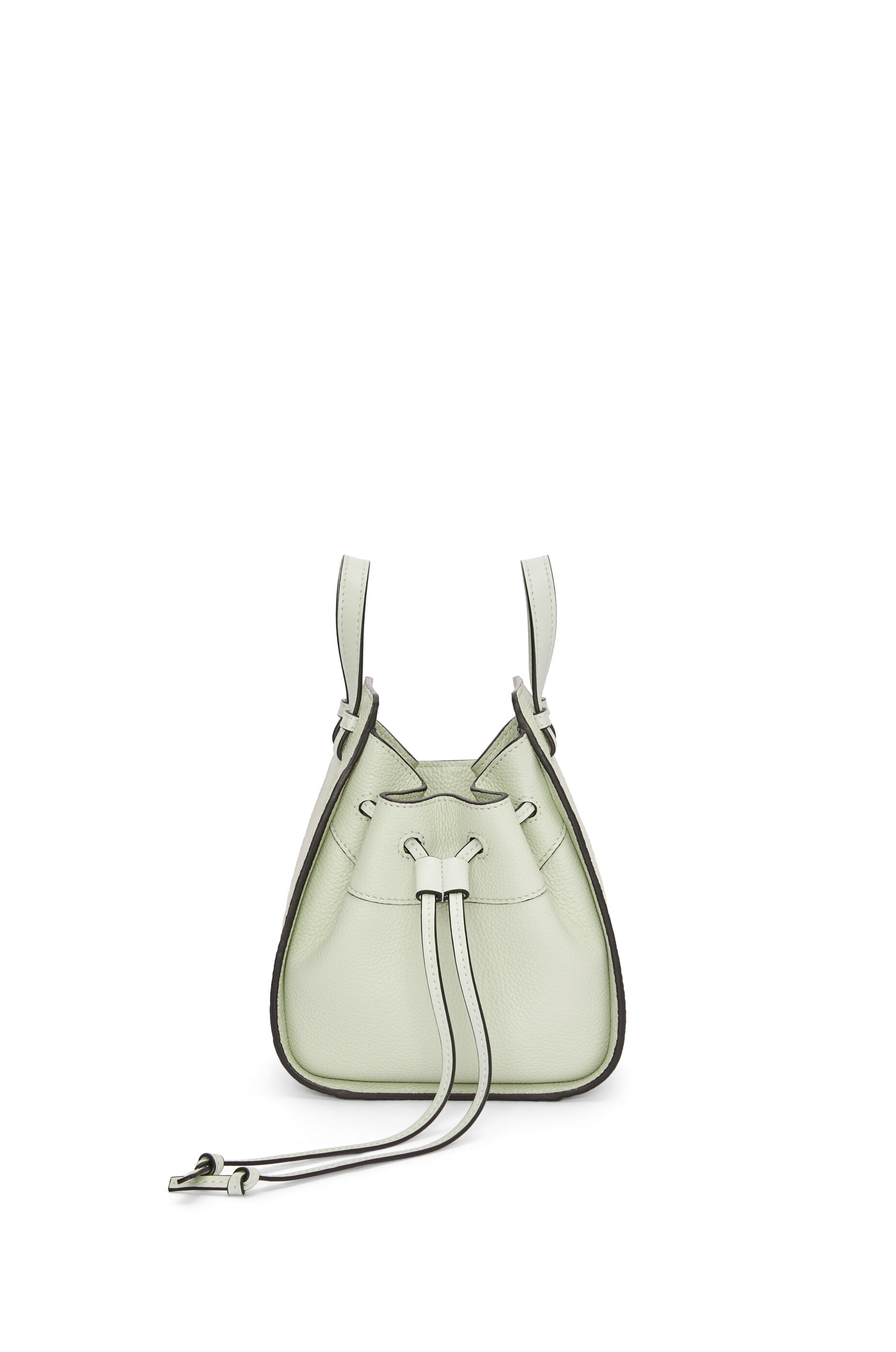 Mini Hammock drawstring in soft grained calfskin - 4