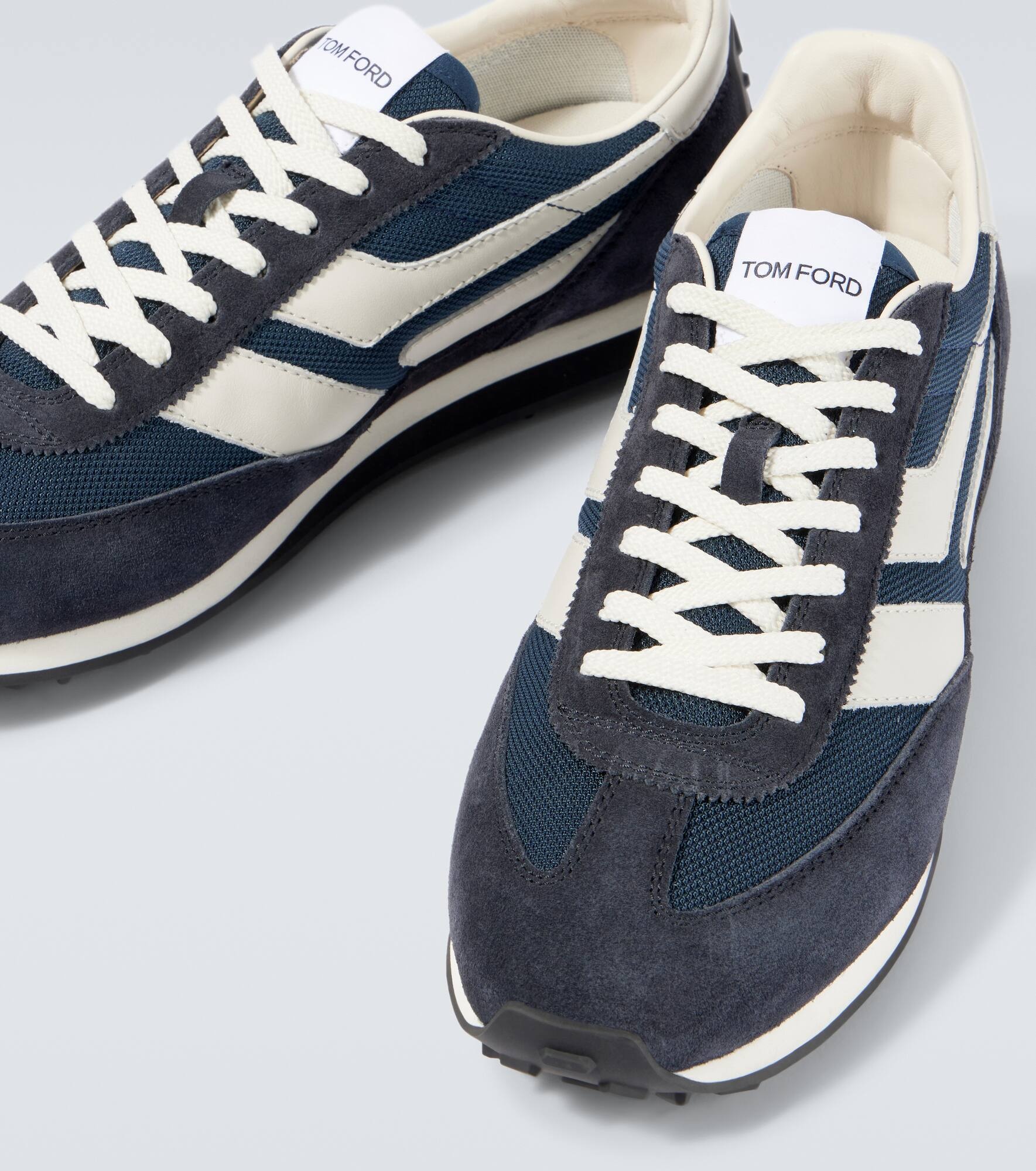 TOM FORD Mick suede-trimmed sneakers | mytheresa | REVERSIBLE