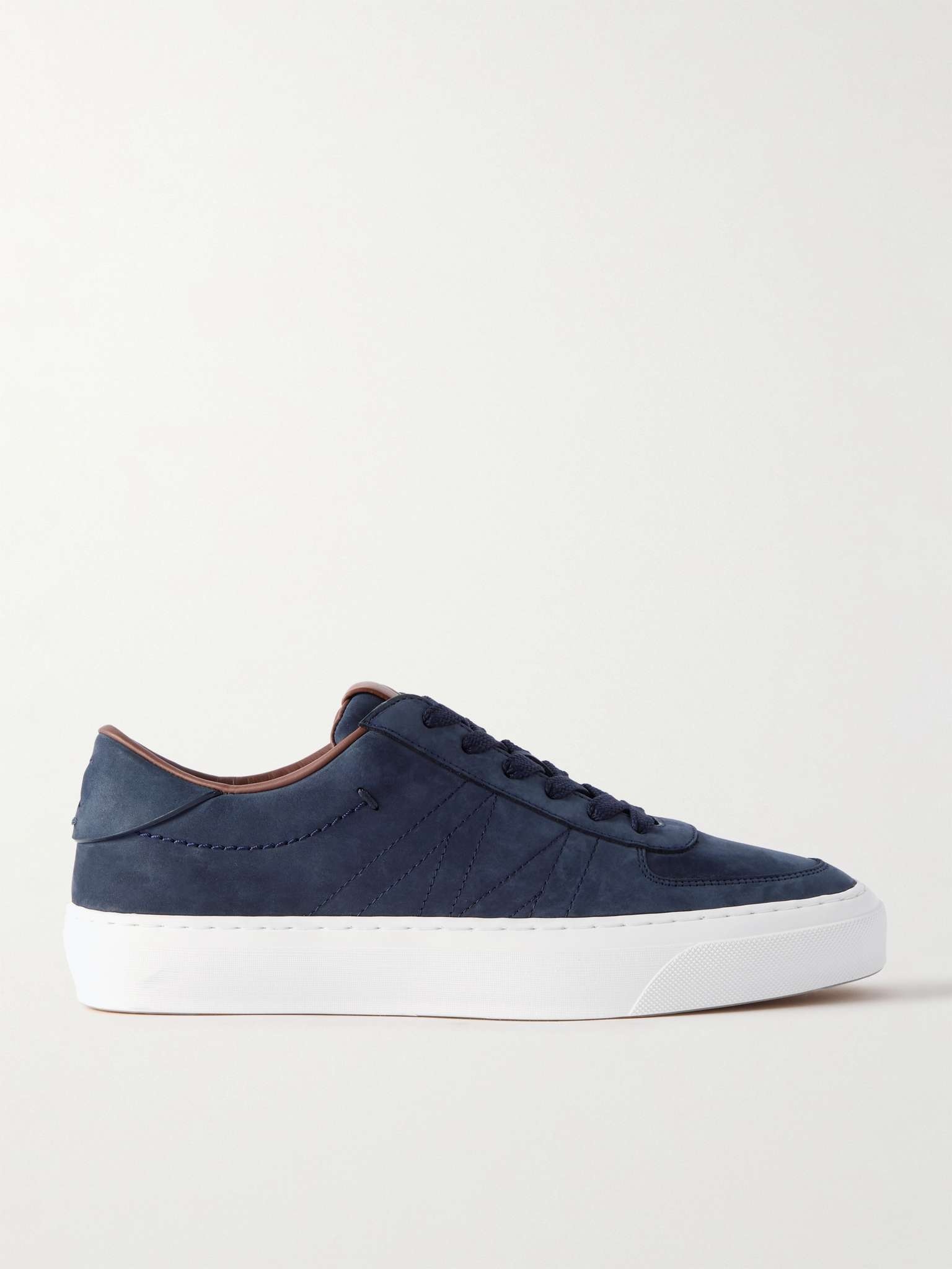 Monclub Embroidered Suede Sneakers - 1