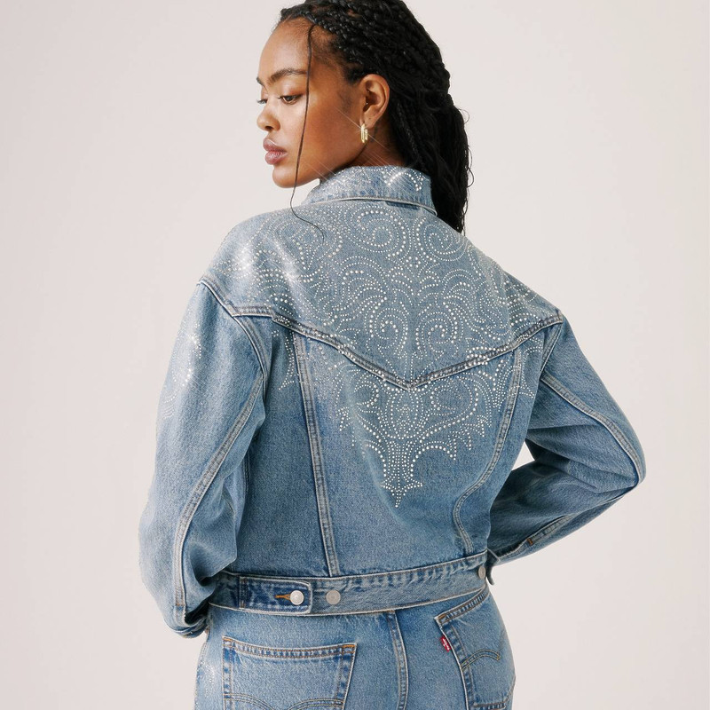 Levi's BEYONCÉ X LEVI’S® SHRUNKEN '90S TRUCKER JACKET outlook