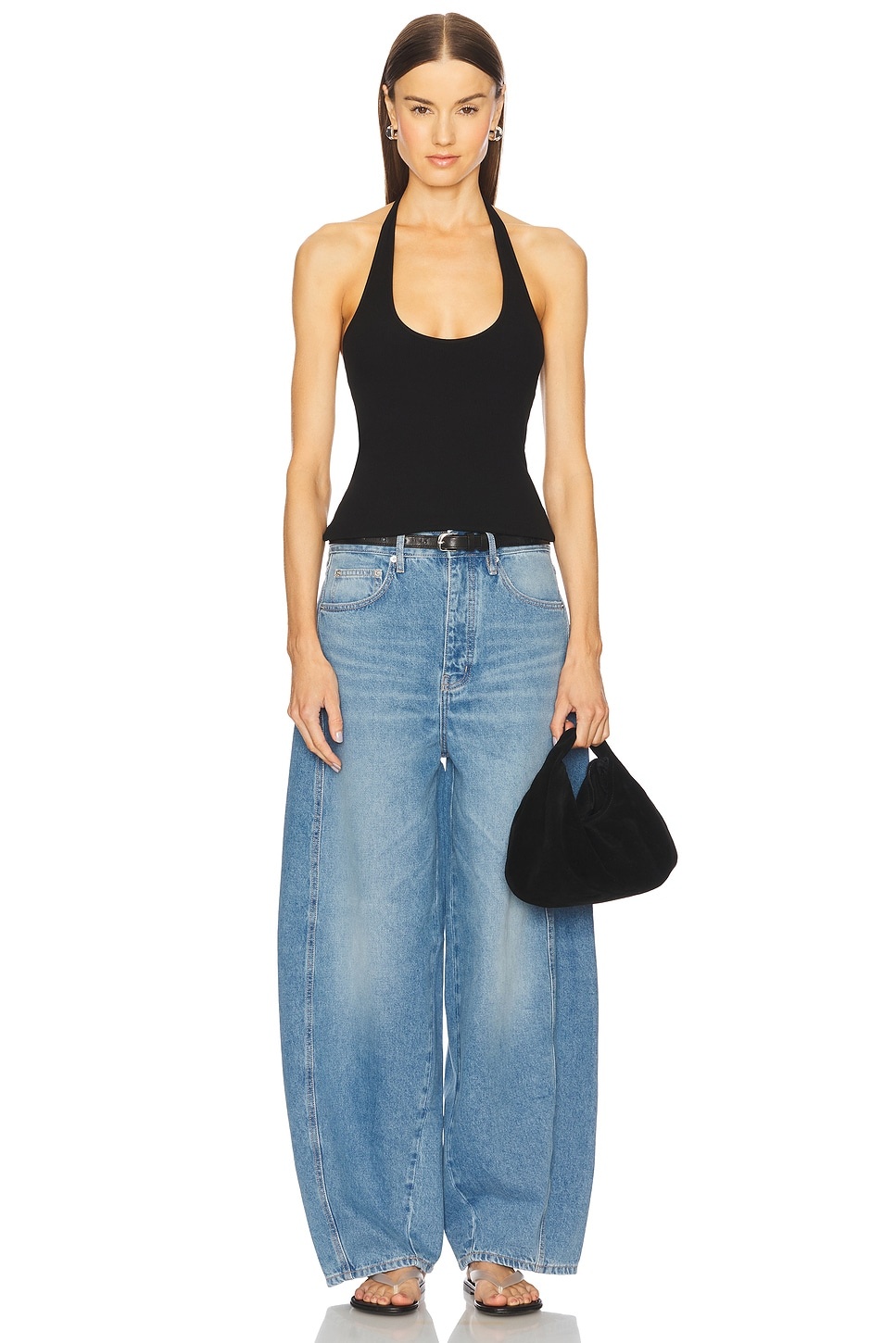 Mid Rise Balloon Jeans - 5