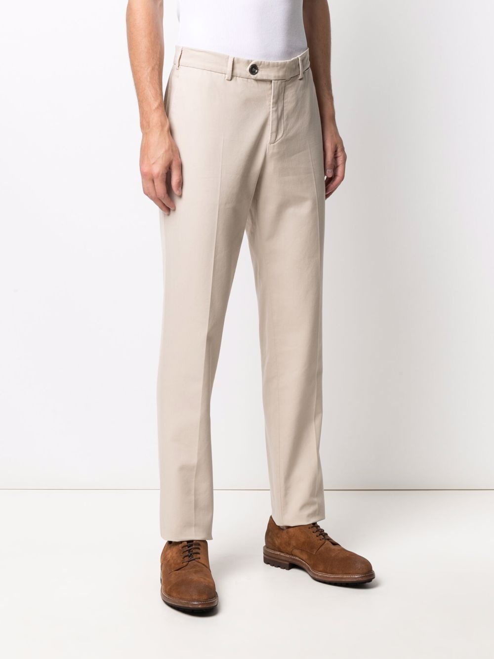 mid-rise slim chinos - 3