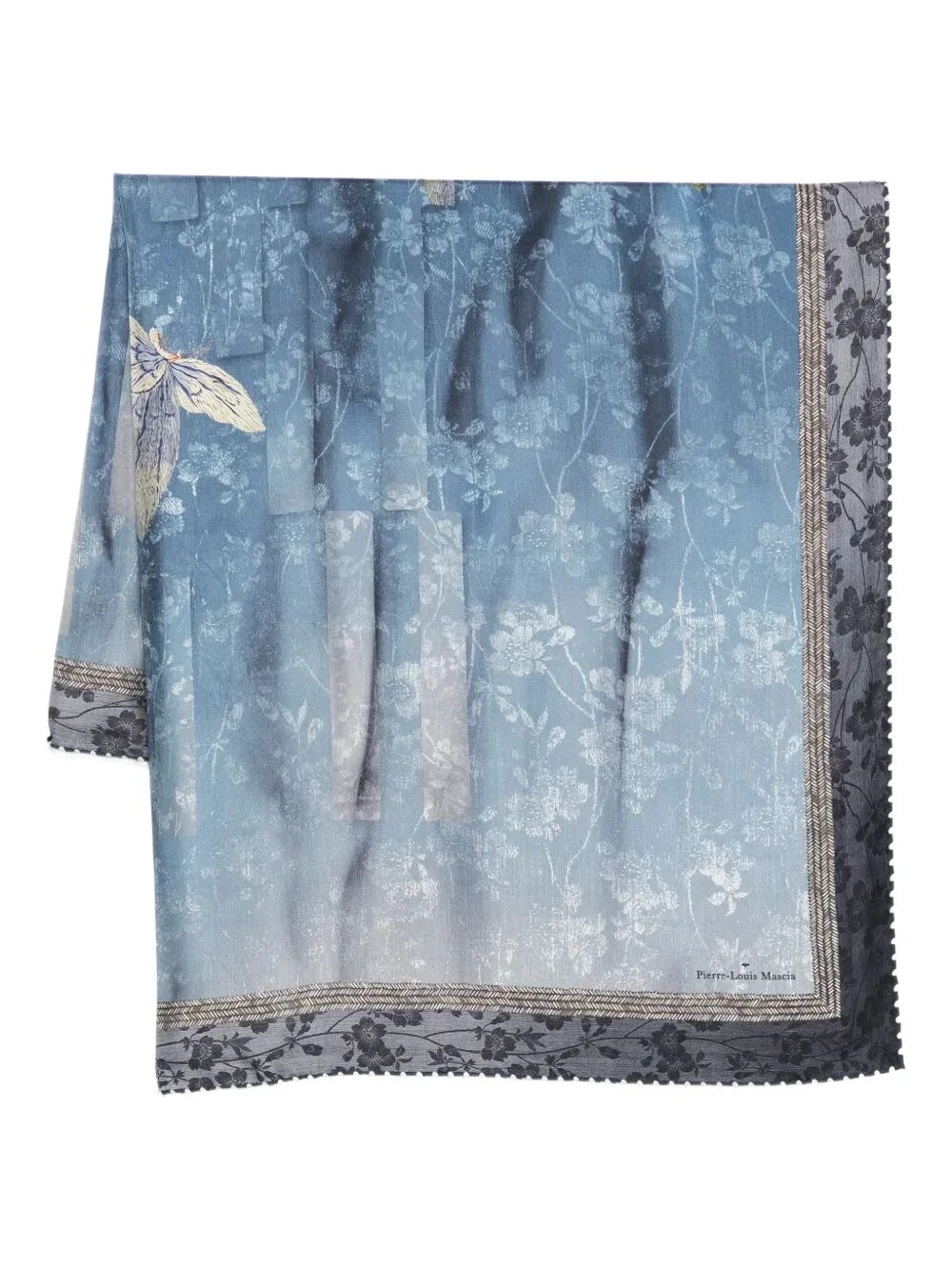 Pierre Louis Mascia Women "Cialda" Hand Finish 90X90 Cm Scarf - 1