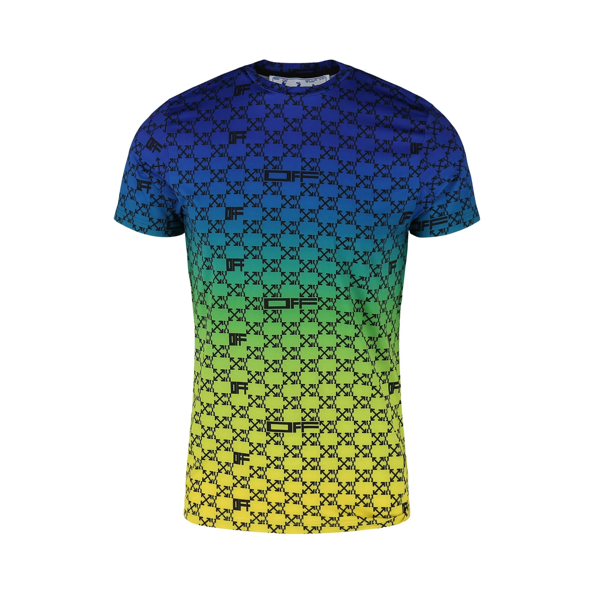 Off-White Athletic Monogram Short-Sleeve Tee 'Multicolor' - 1