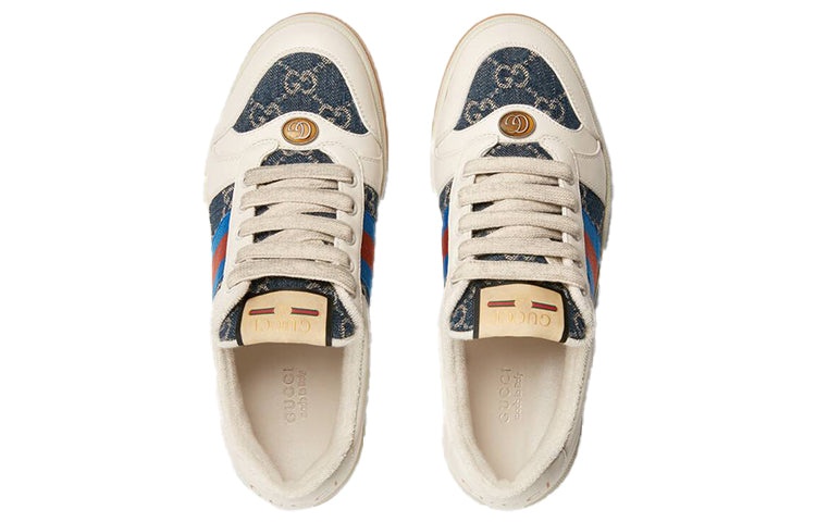 (WMNS) Gucci Screener 'GG Canvas - Denim Ivory' 577684-2KQ40-4467 - 3