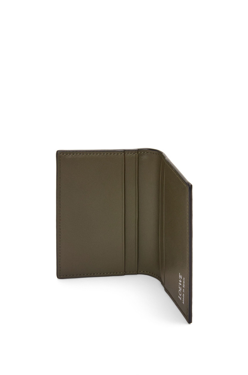 Slim bifold cardholder in shiny nappa calfskin 3
