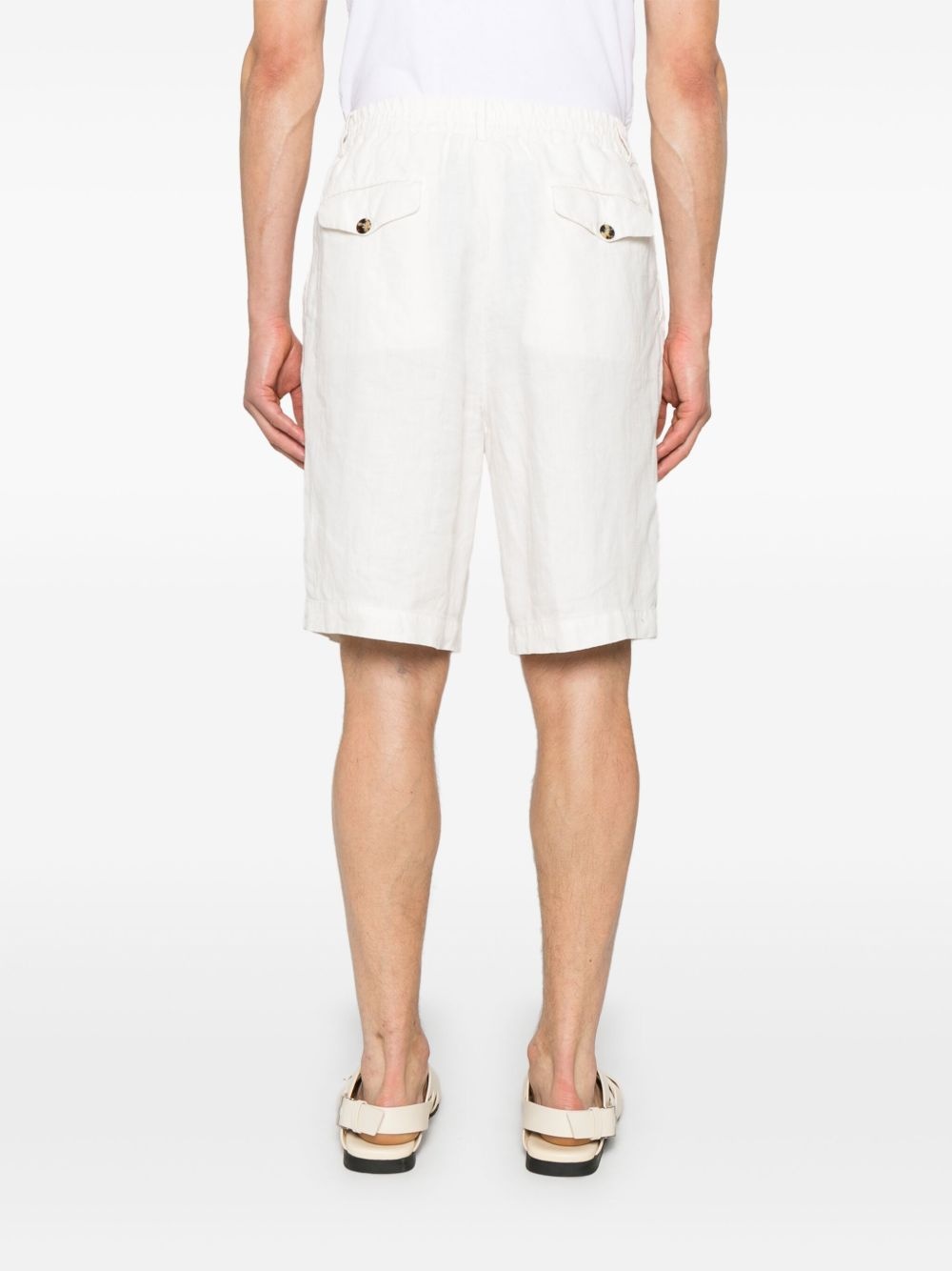 linen shorts - 4