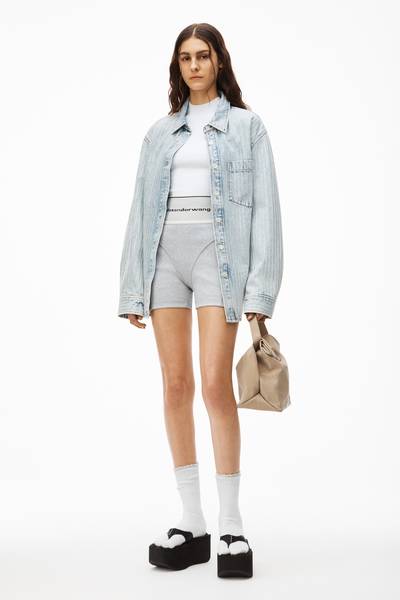 Alexander Wang LOGO ELASTIC BIKE SHORT outlook