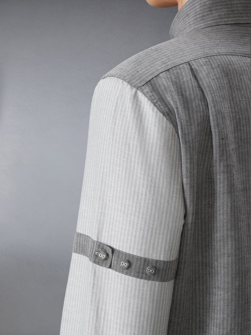 TONAL UNIVERSITY STRIPE FUNMIX ARMBAND SHIRT 5