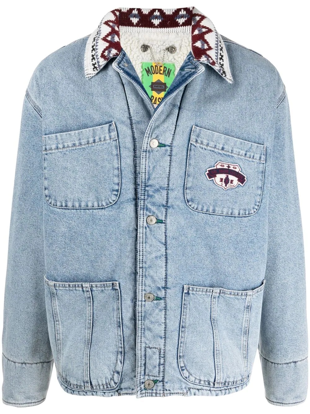 Western denim jacket - 1