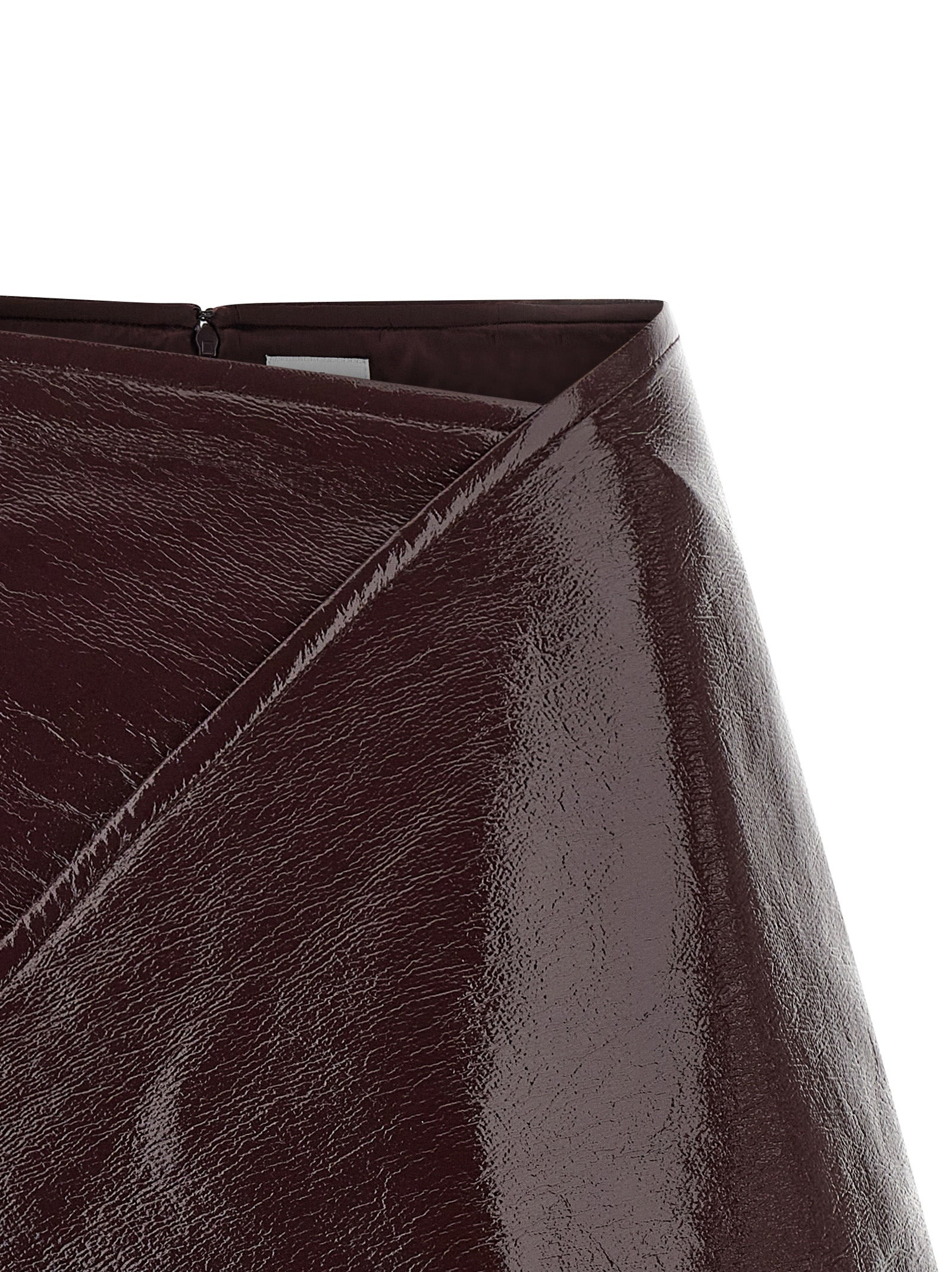 Courreges Women 'Fold Vinyl Mini' Skirt - 3
