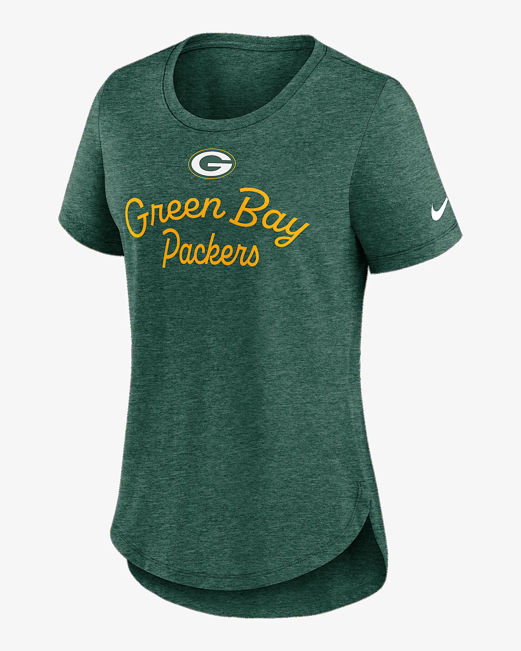 Green Bay Packers Script Women's Nike NFL T-Shirt - 1