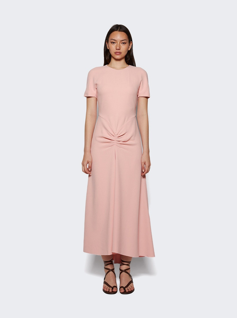 Victoria Beckham Gathered Detail T-shirt Midi Dress Antique Pink outlook