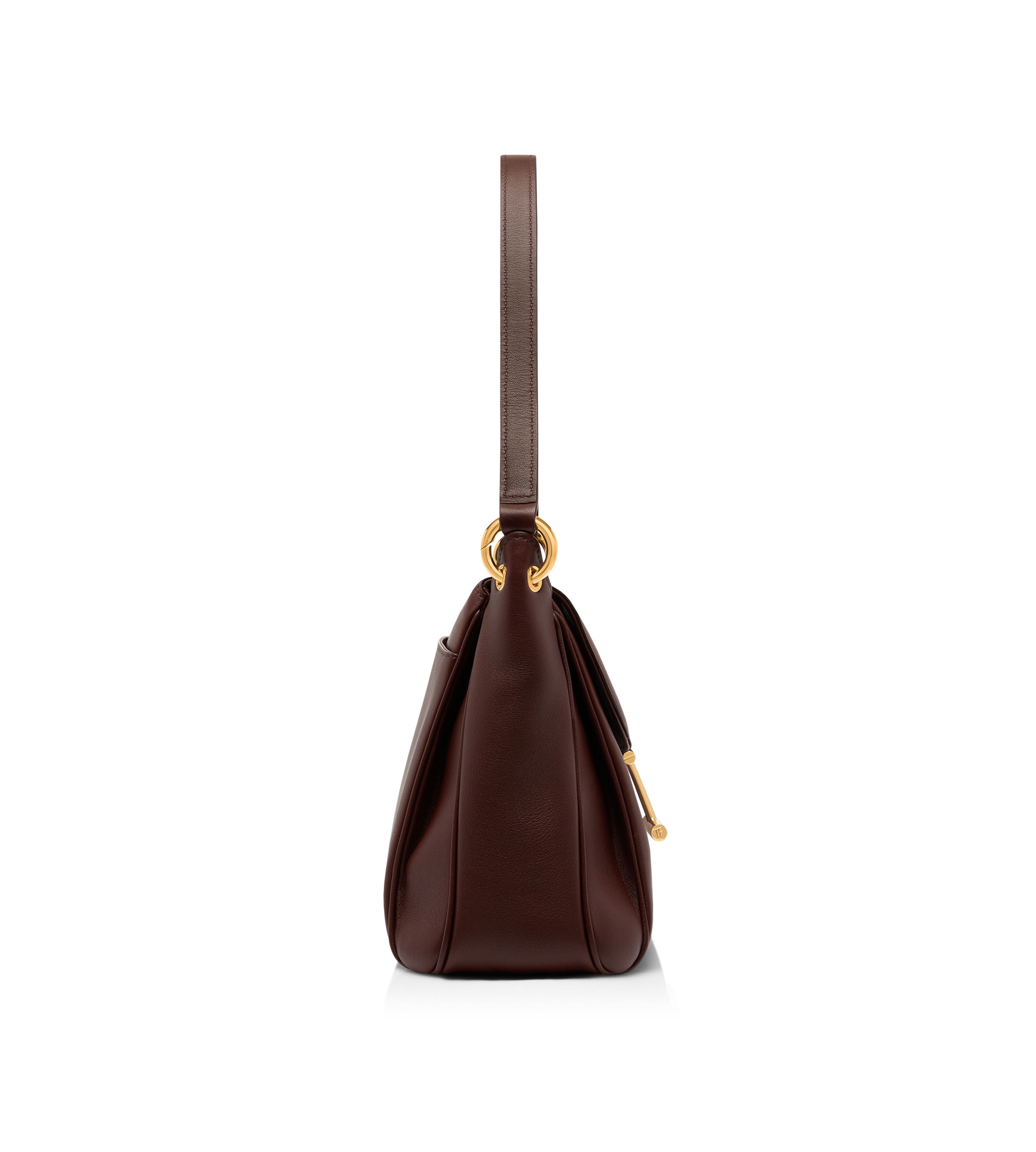 NATURAL GRAIN LEATHER TARA MEDIUM SHOULDER BAG - 2