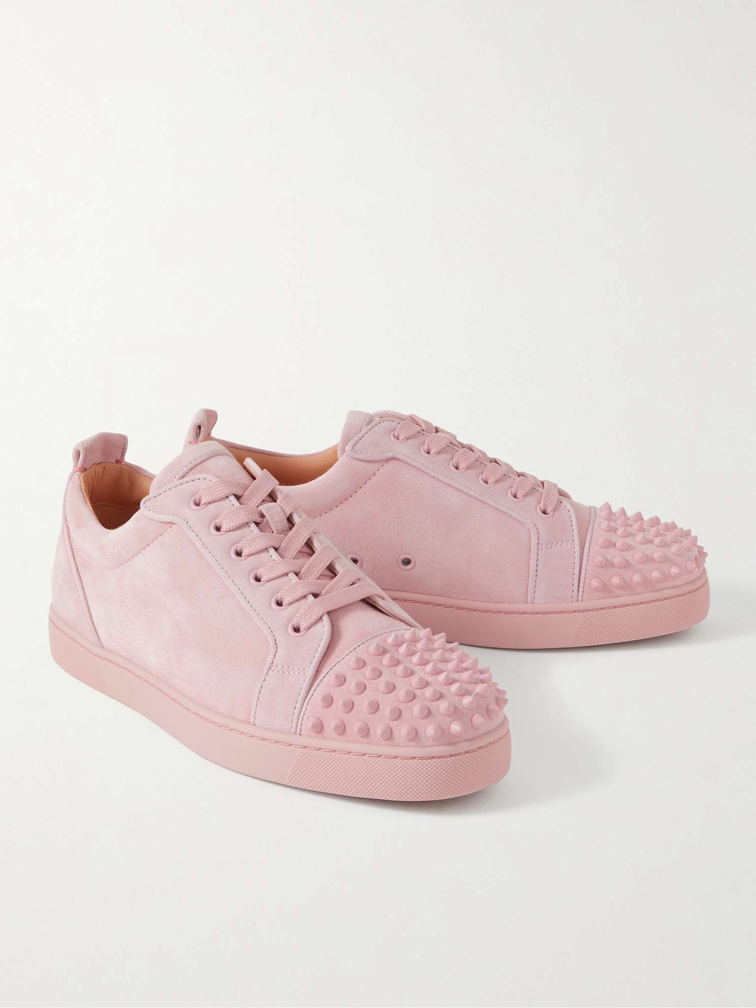 Louis Junior Spikes Cap-Toe Suede Sneakers - 4