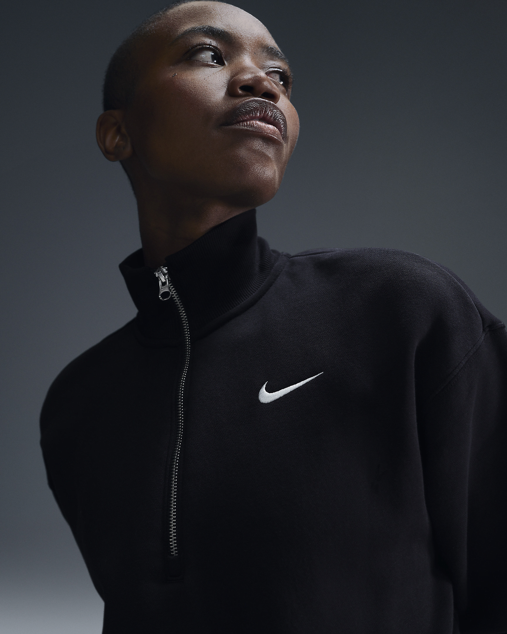 Nike Sportswear Phoenix Fleece Women's 1/2-Zip Cropped Sweatshirt - 1