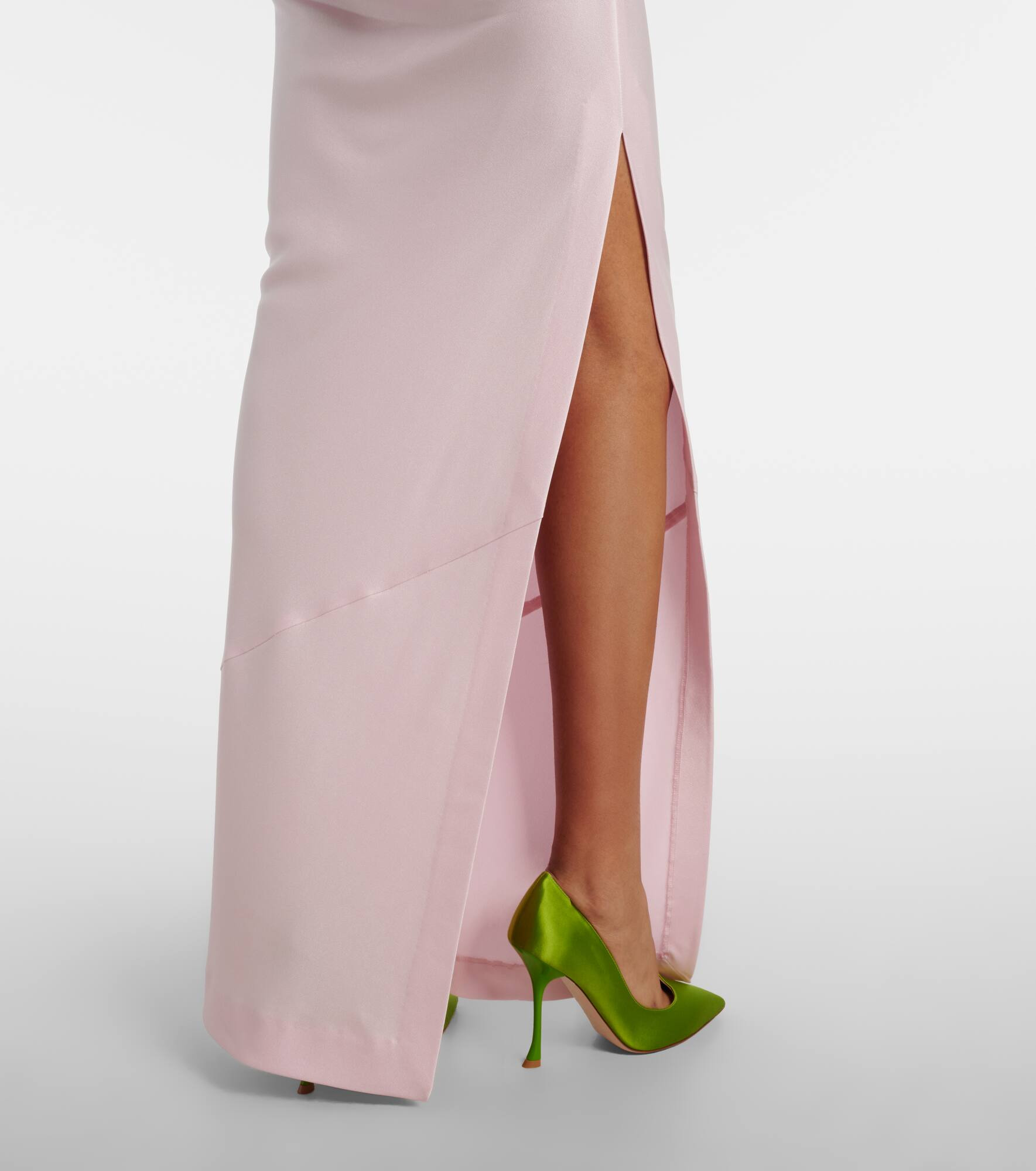 Draped bustier gown - 6