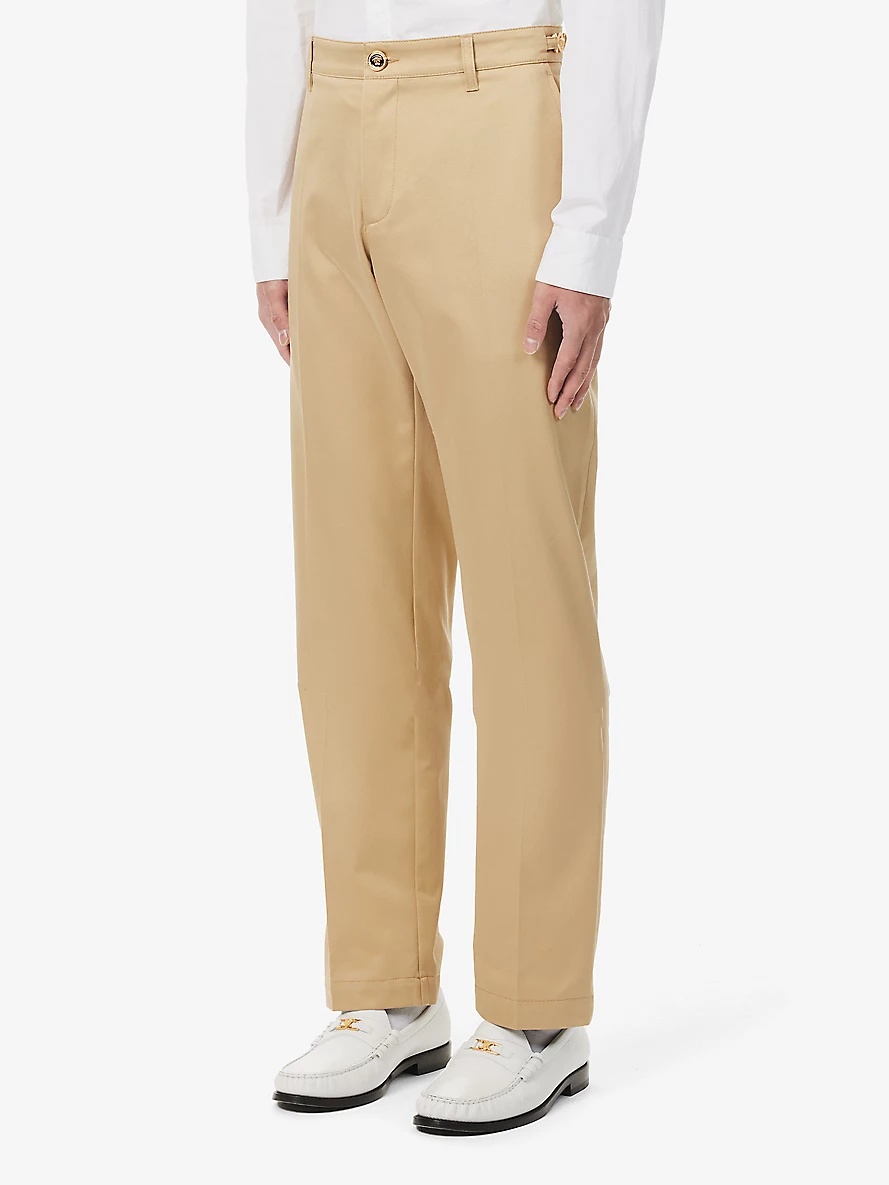 Informal tapered-leg regular-fit cotton trousers - 3