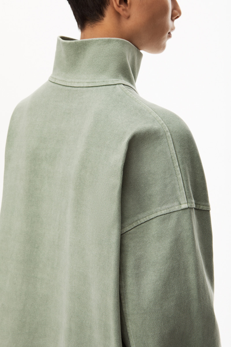 HALF ZIP SWEATSHIRT IN JAPANESE JERSEY 5