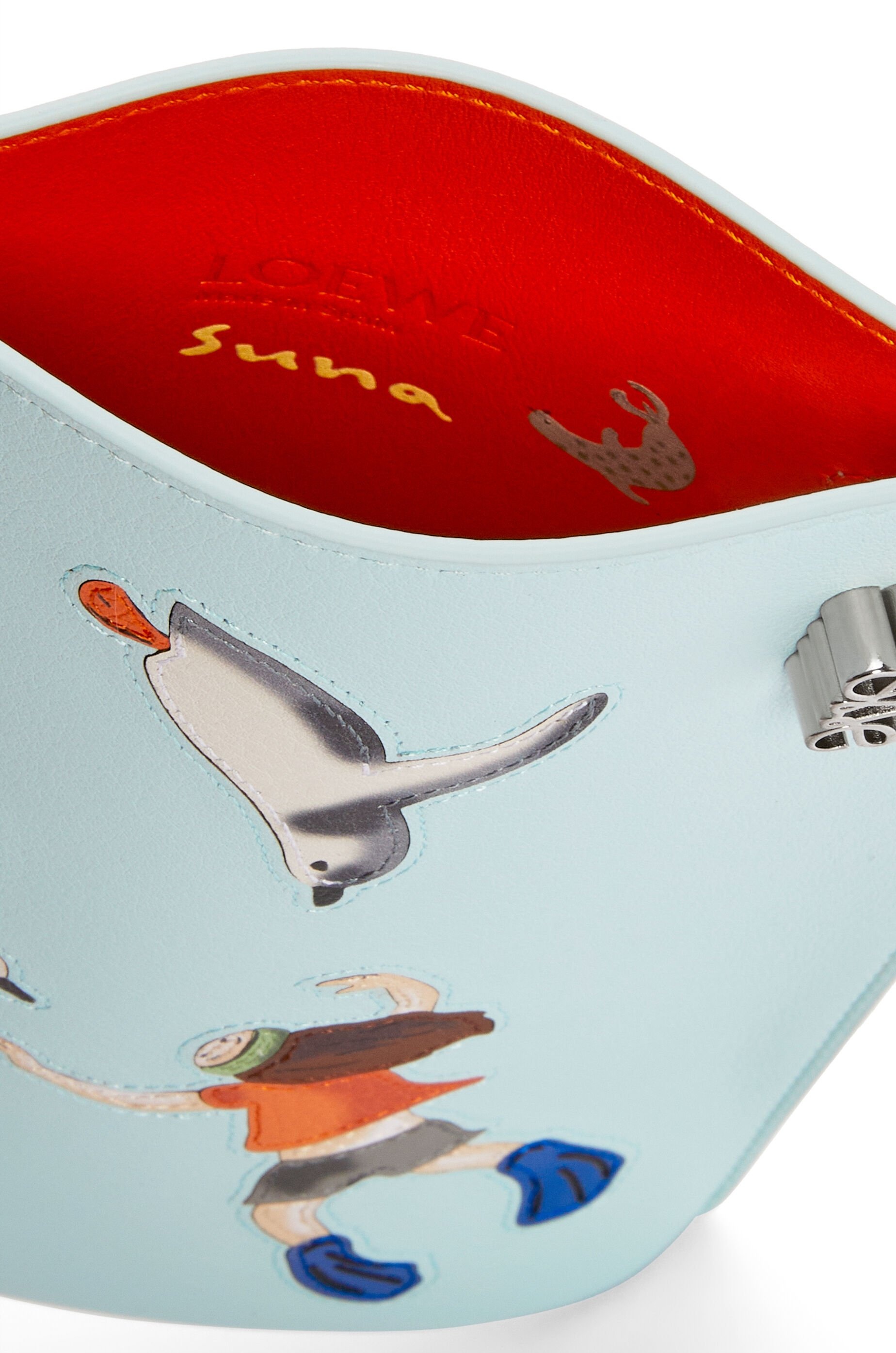 Penguin Dice pocket in satin calfskin - 8