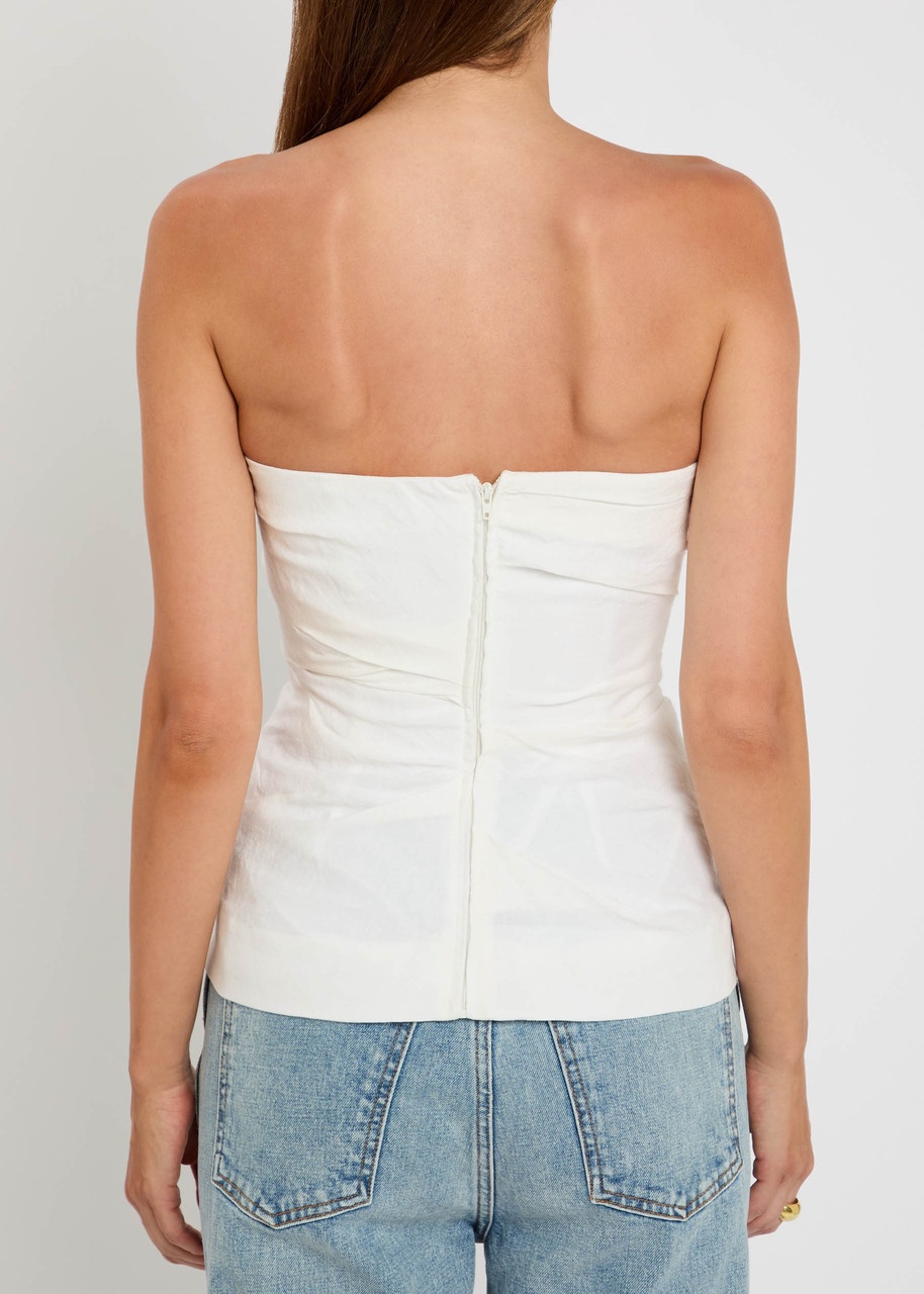 Tove Izel Strapless Linen top - 3