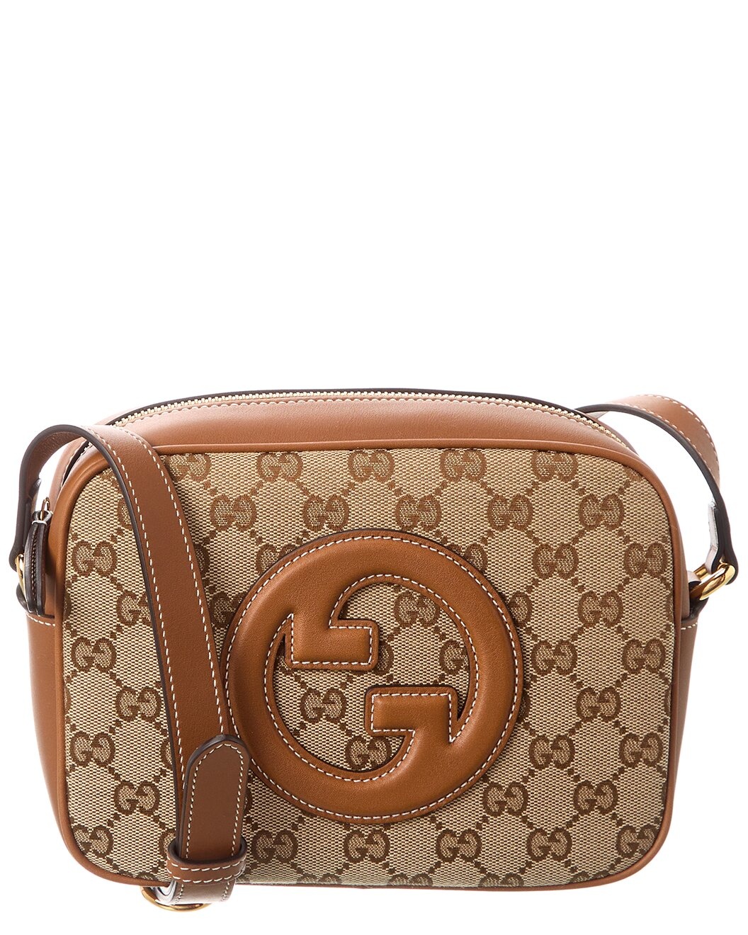 Gucci Blondie Mini GG Canvas & Leather Camera Bag - 1