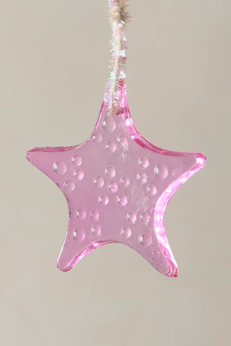 Large Glass Star Ornament - 1