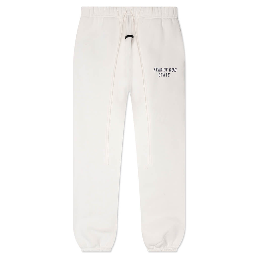 FLEECE ESSENTIAL SWEATPANT - SHELL - 1