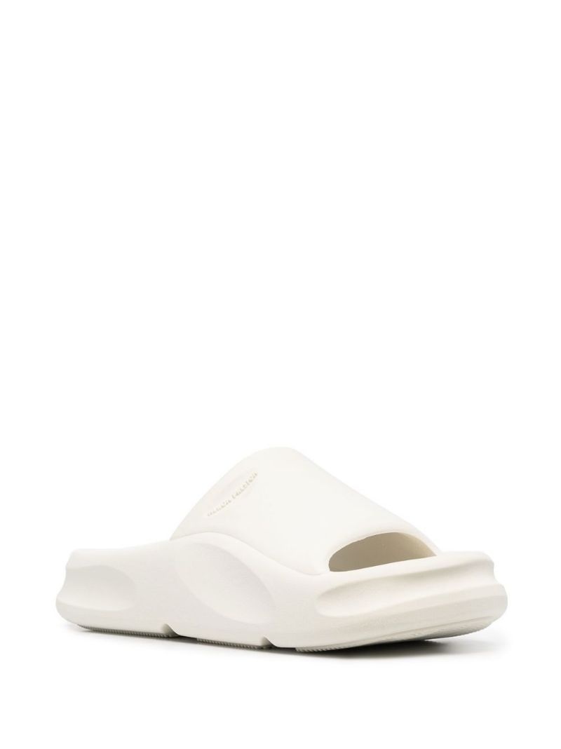 square-toe moulded slides - 3