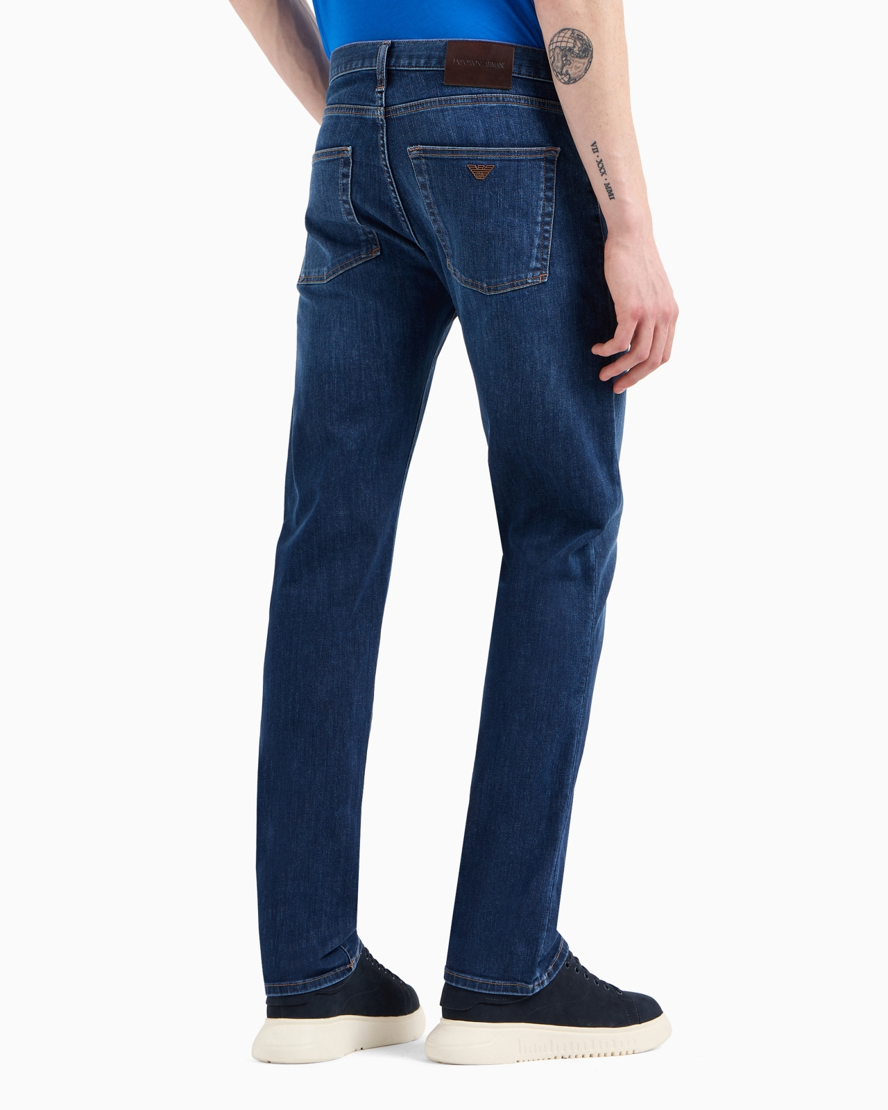J45 Regular-fit, washed twill 11.5 oz comfort-denim jeans - 3