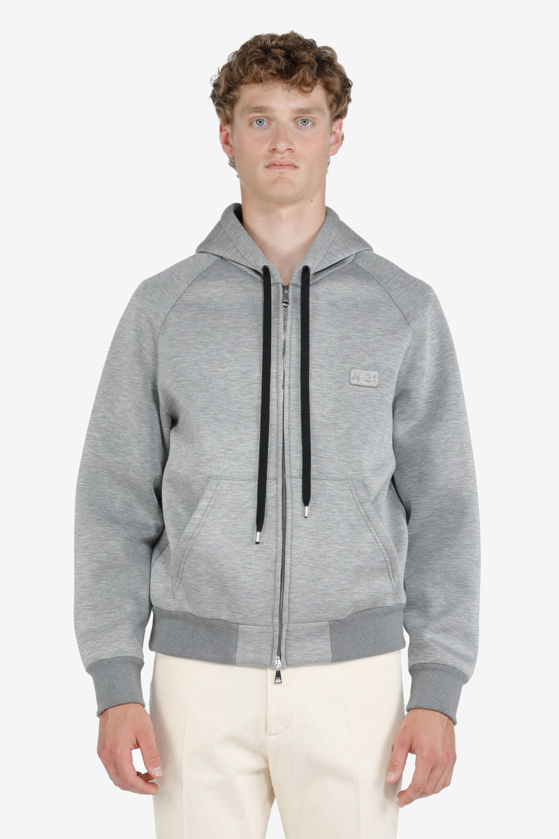 LOGO-APPLIQUÉ HOODIE 1