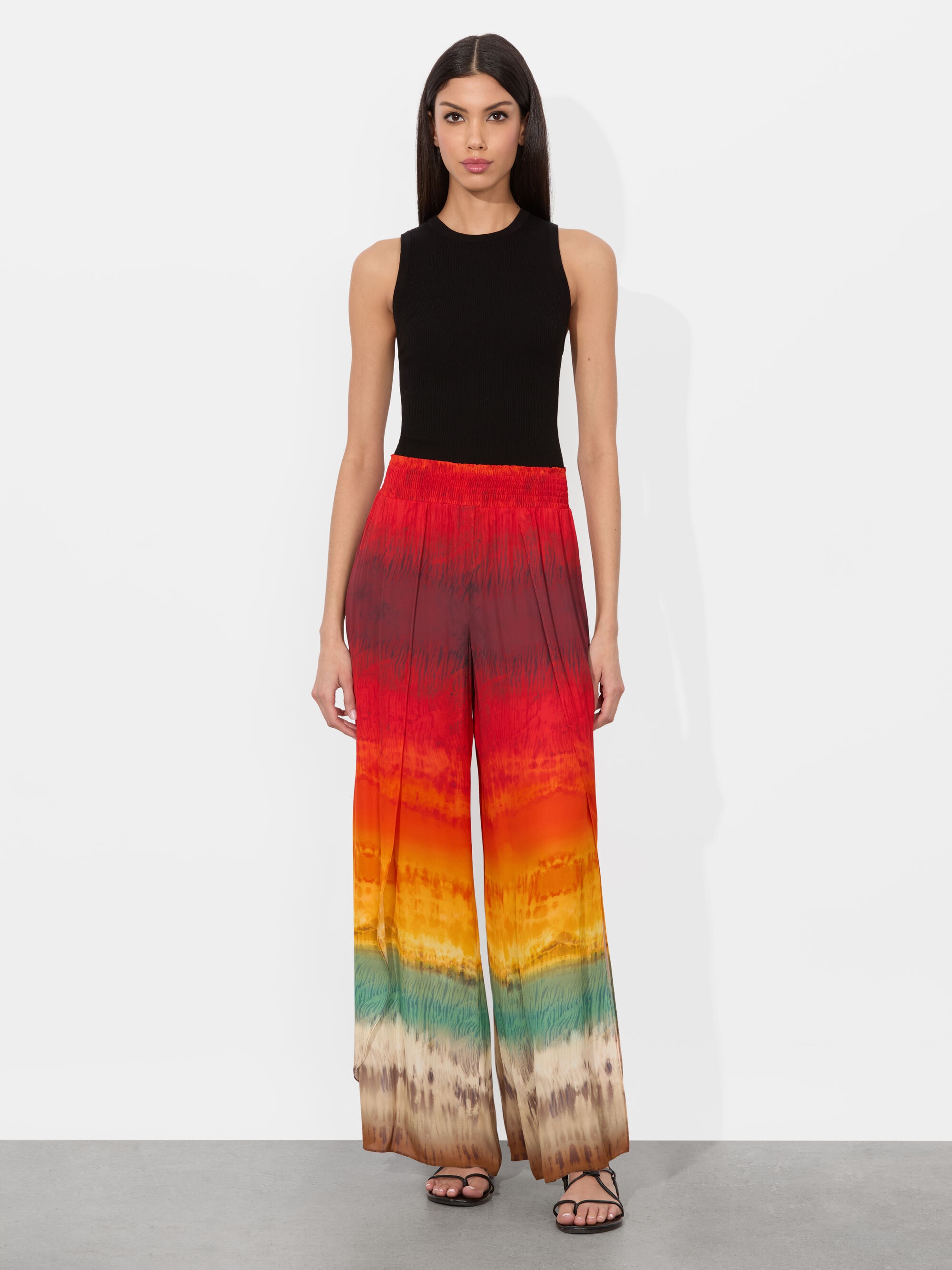 LARISSA OPEN PLEAT PANT - 4