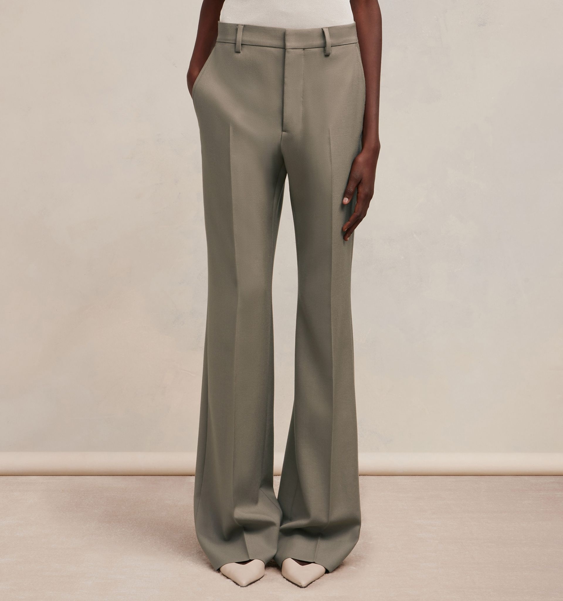 Flare Fit Trousers - 6