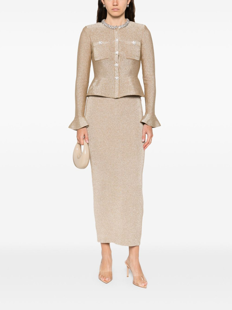 self-portrait embellished midi dress outlook