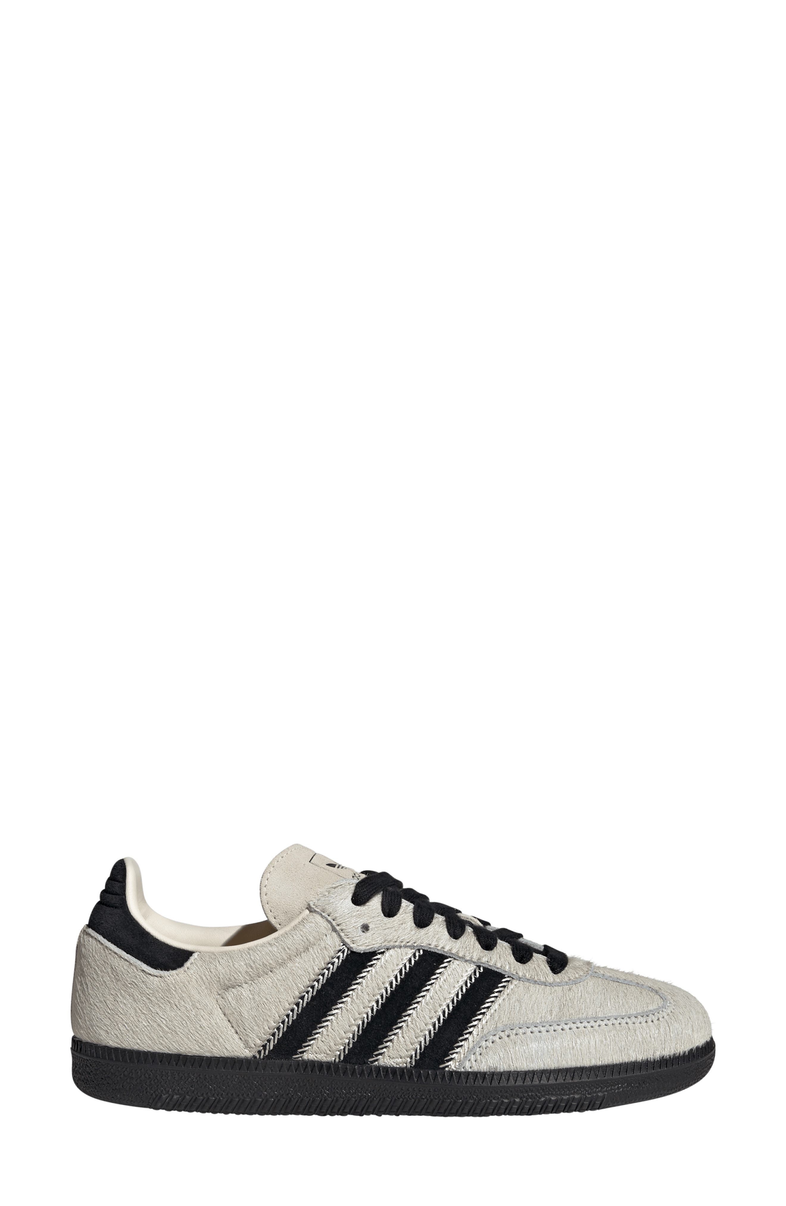 adidas Samba OG Sneaker in Wonder White/Black/Alumina at Nordstrom - 3