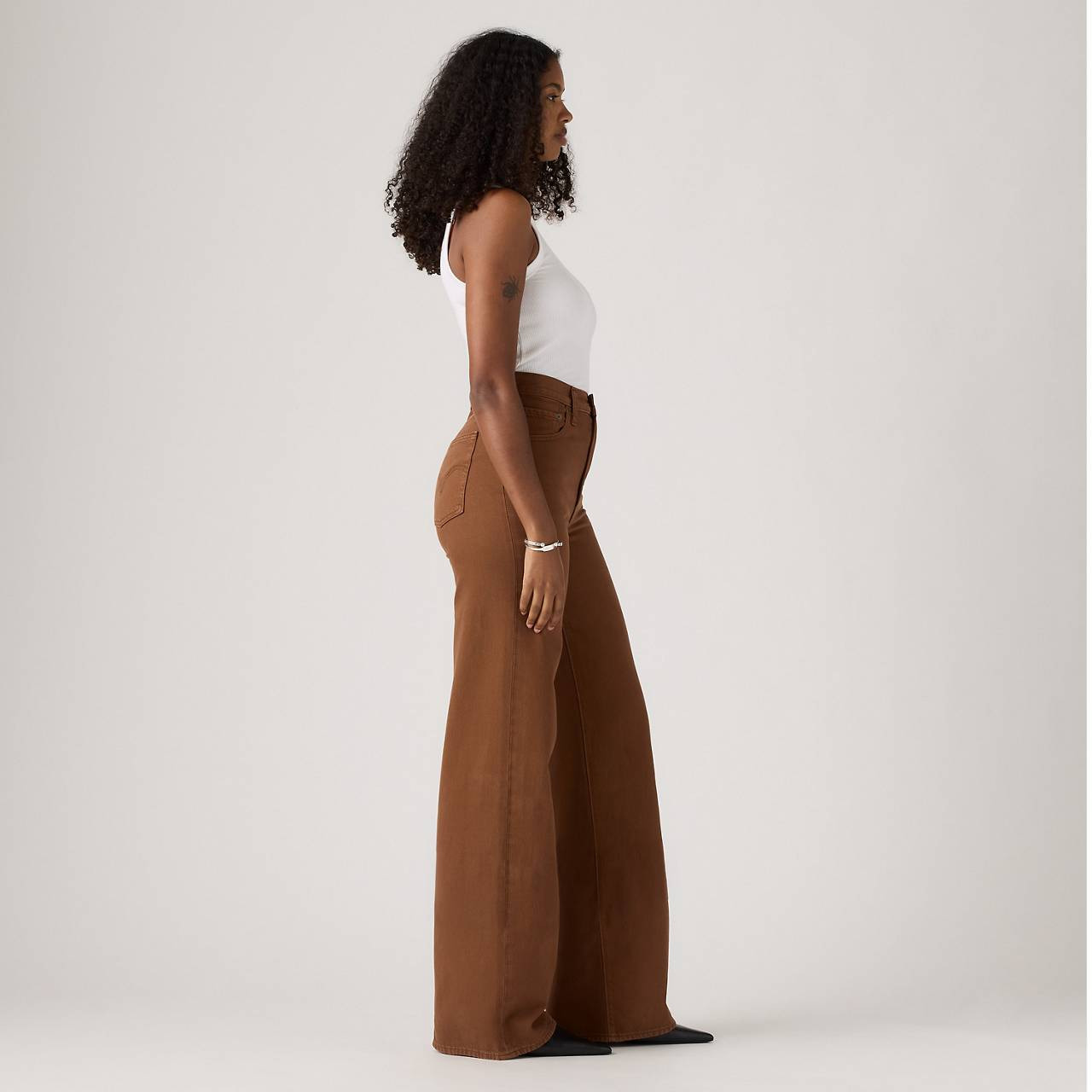 RIBCAGE WIDE LEG WOMEN'S JEANS - 6