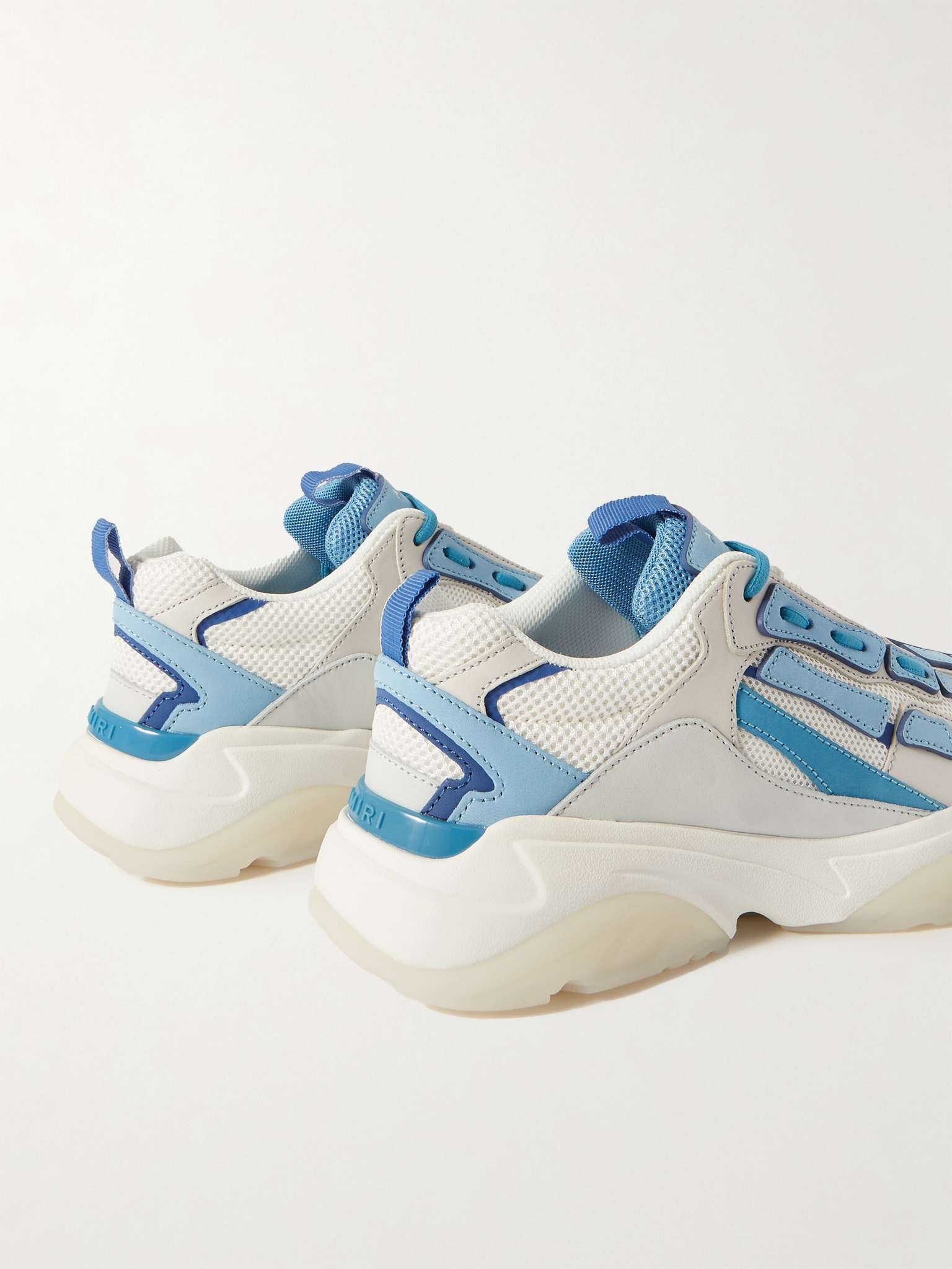 Bone Runner Nubuck-Trimmed Mesh Sneakers - 5