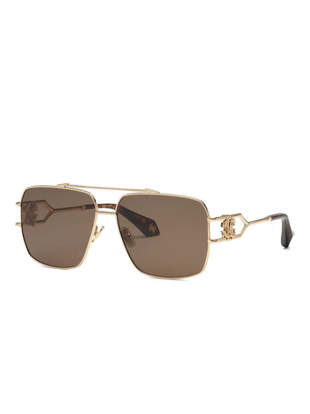 logo-plaque sunglasses - 2