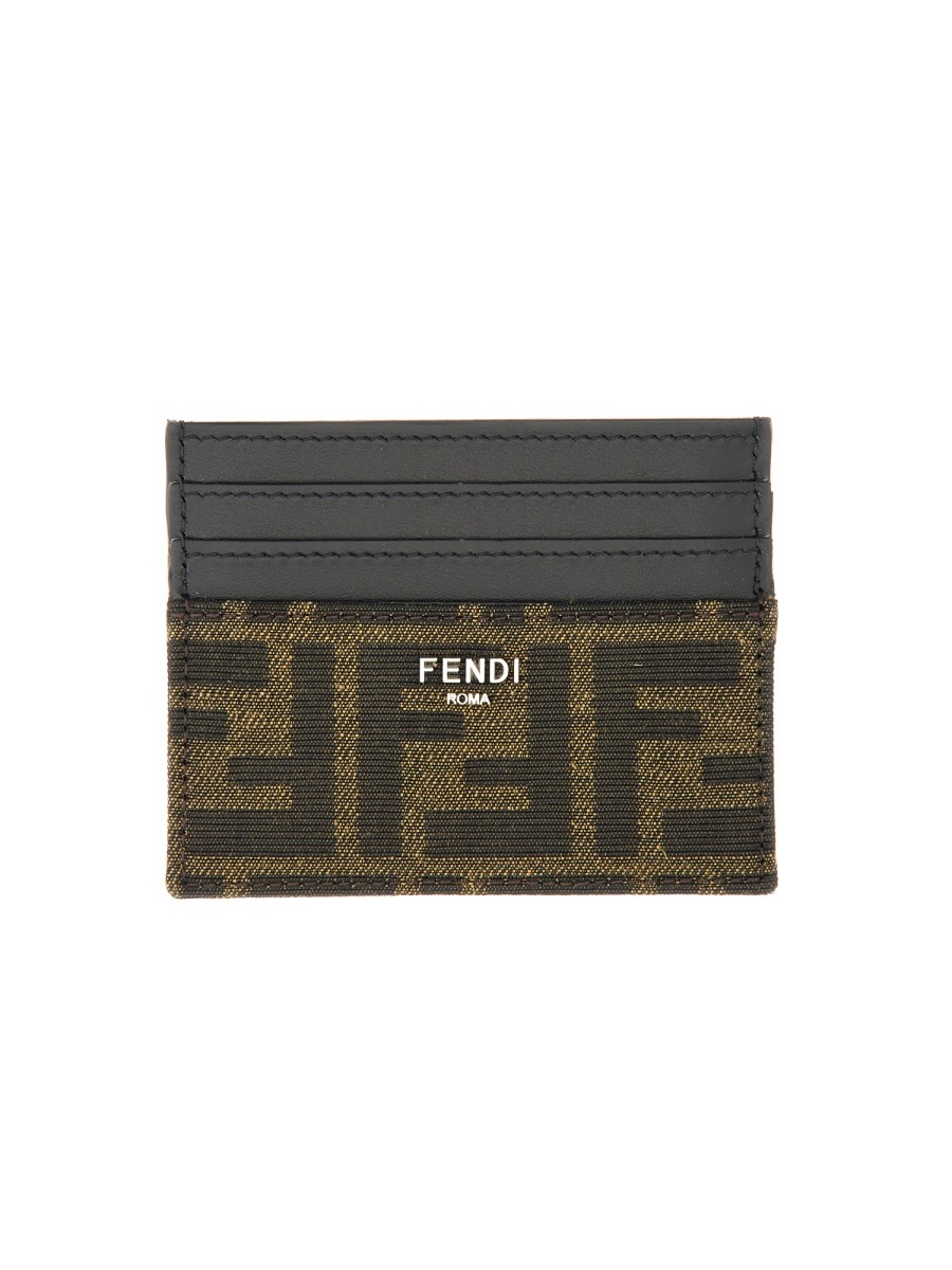 FF LOGO LEATHER CARD HOLDER - 1