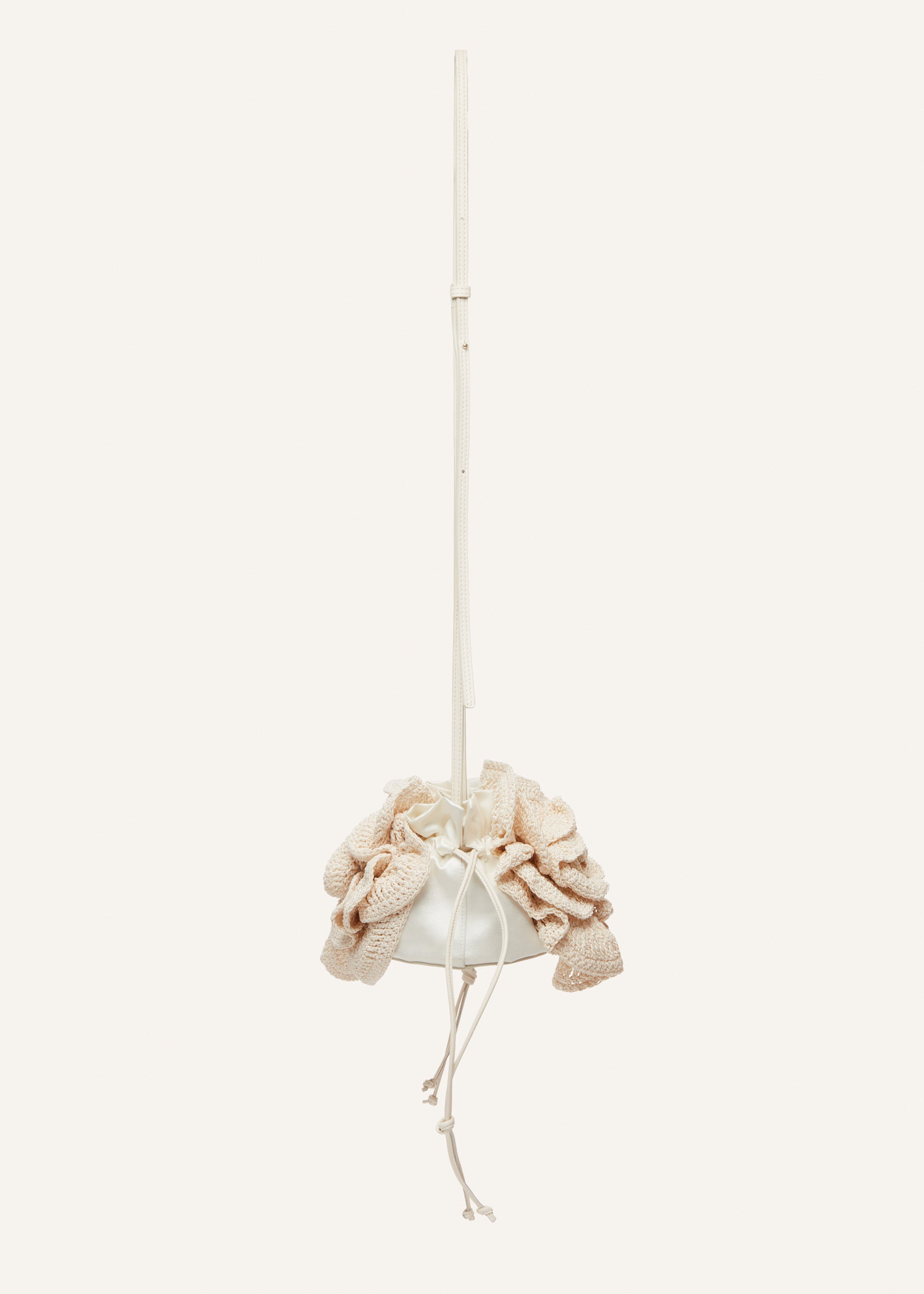 Magda bag in cream crochet - 2
