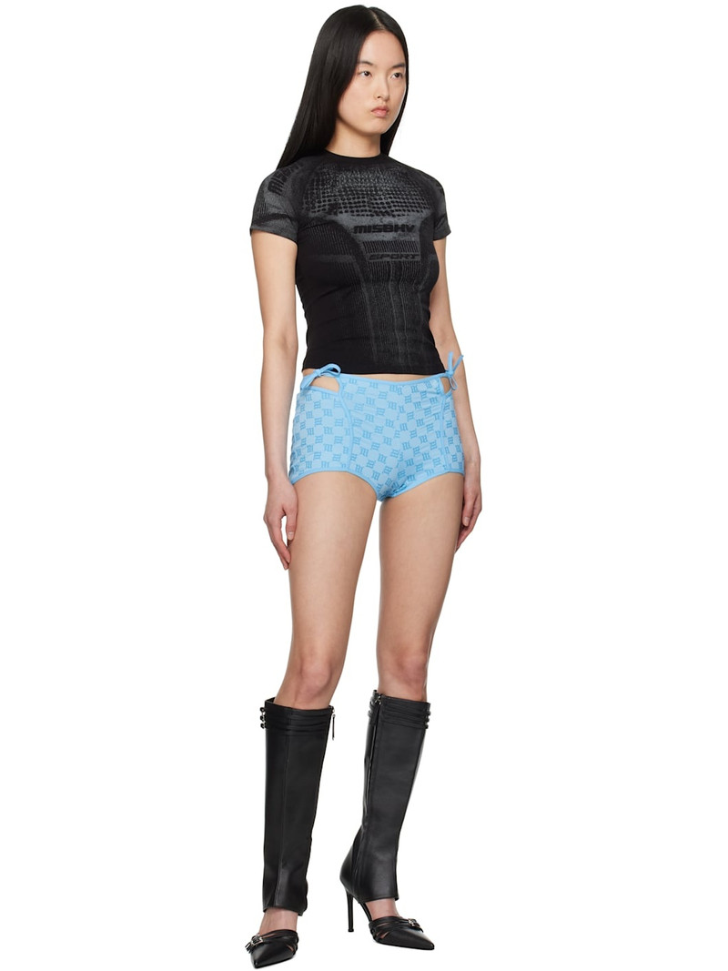 MISBHV Black Activewear Printed Jersey T-Shirt outlook