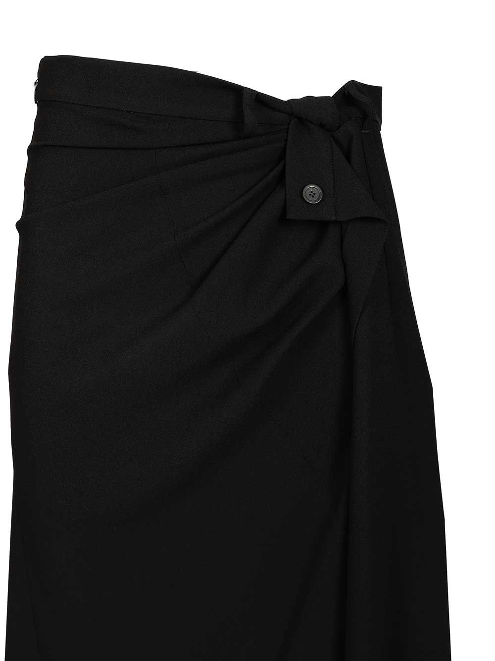 Tailored Skirt Skirts Black - 4