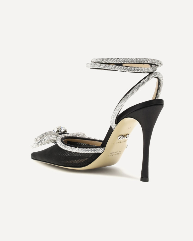 MACH & MACH Double bow satin Pumps outlook
