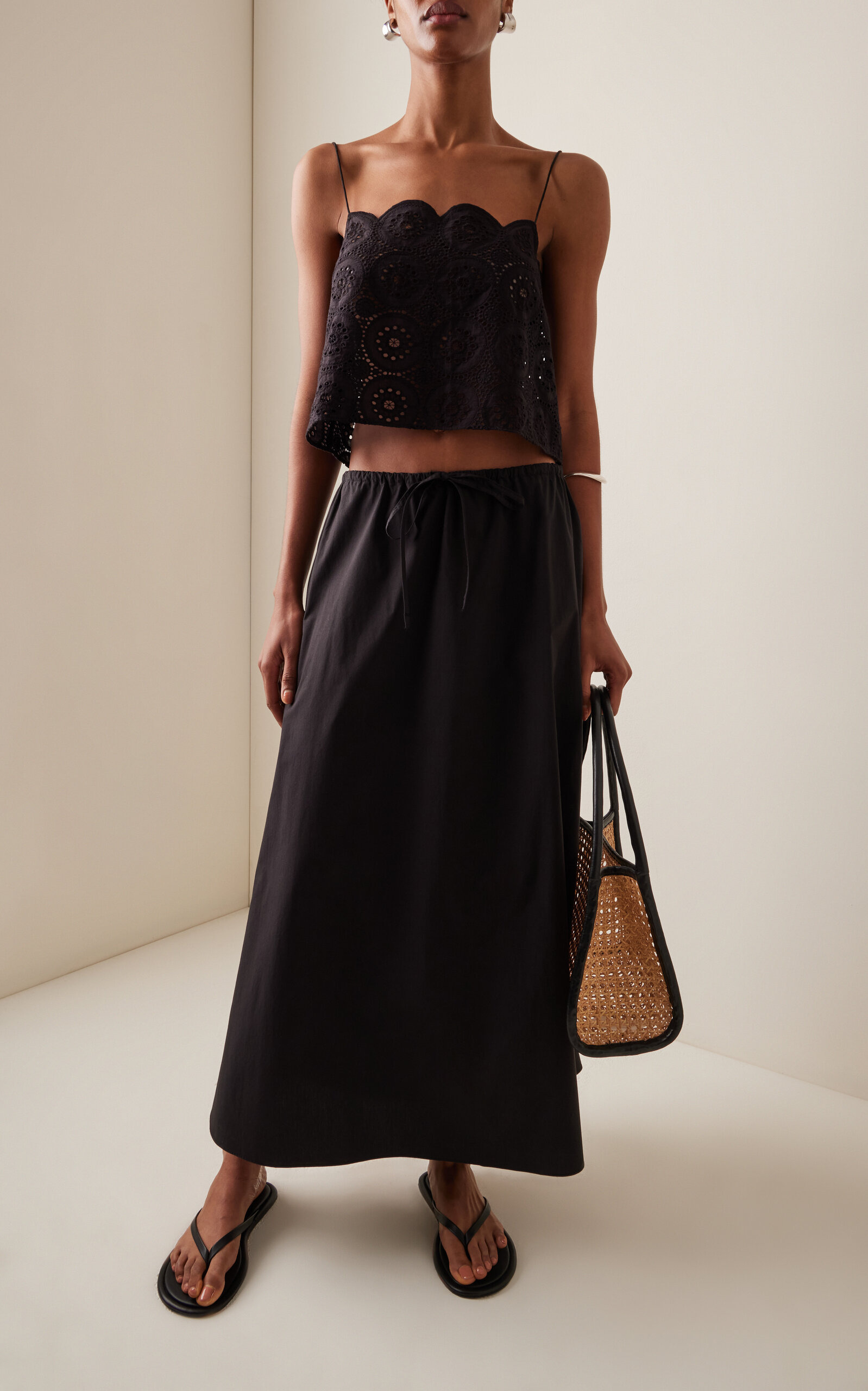 Cotton Skirt black - 2