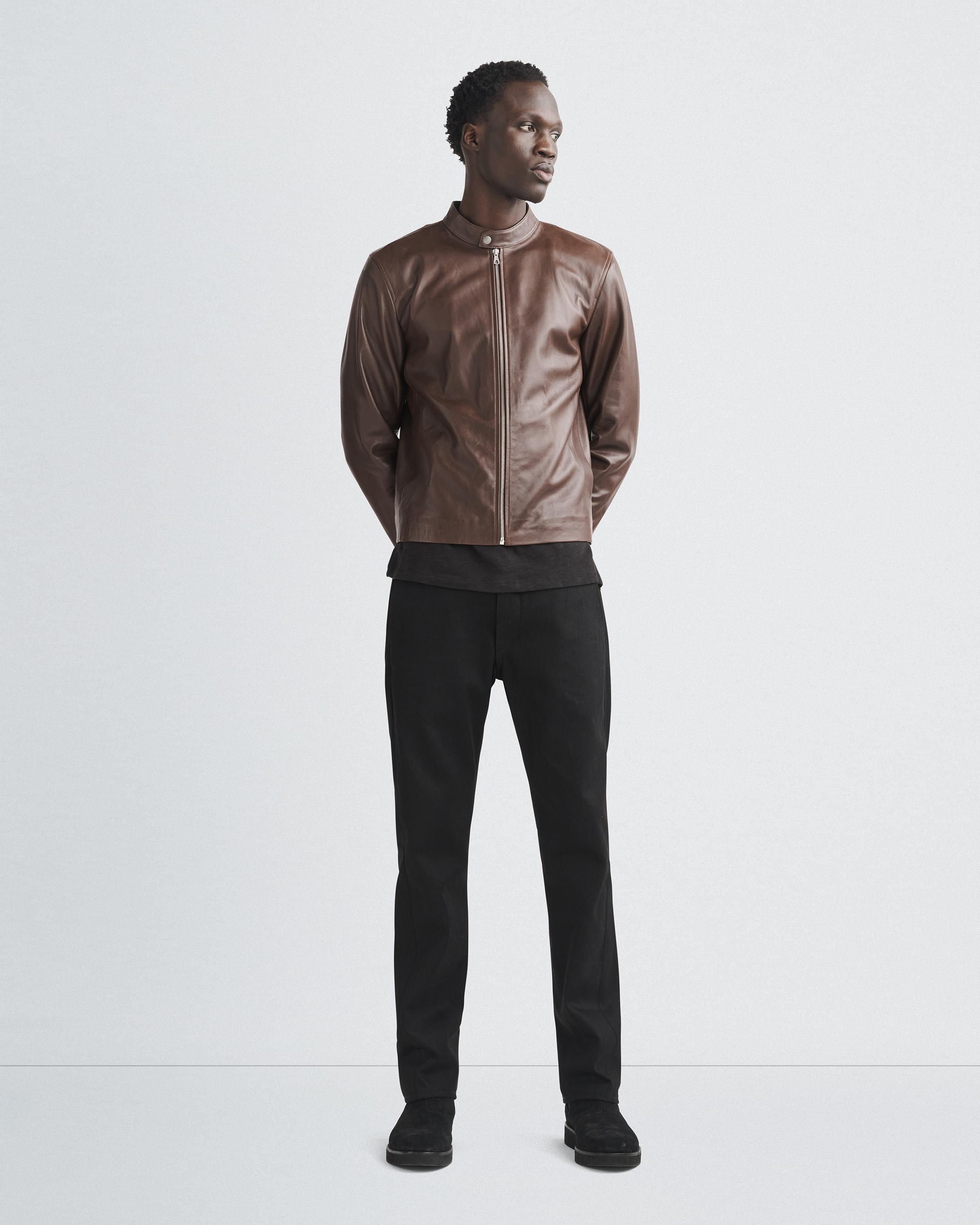 Archive Leather Café Racer
Slim Fit Jacket - 2