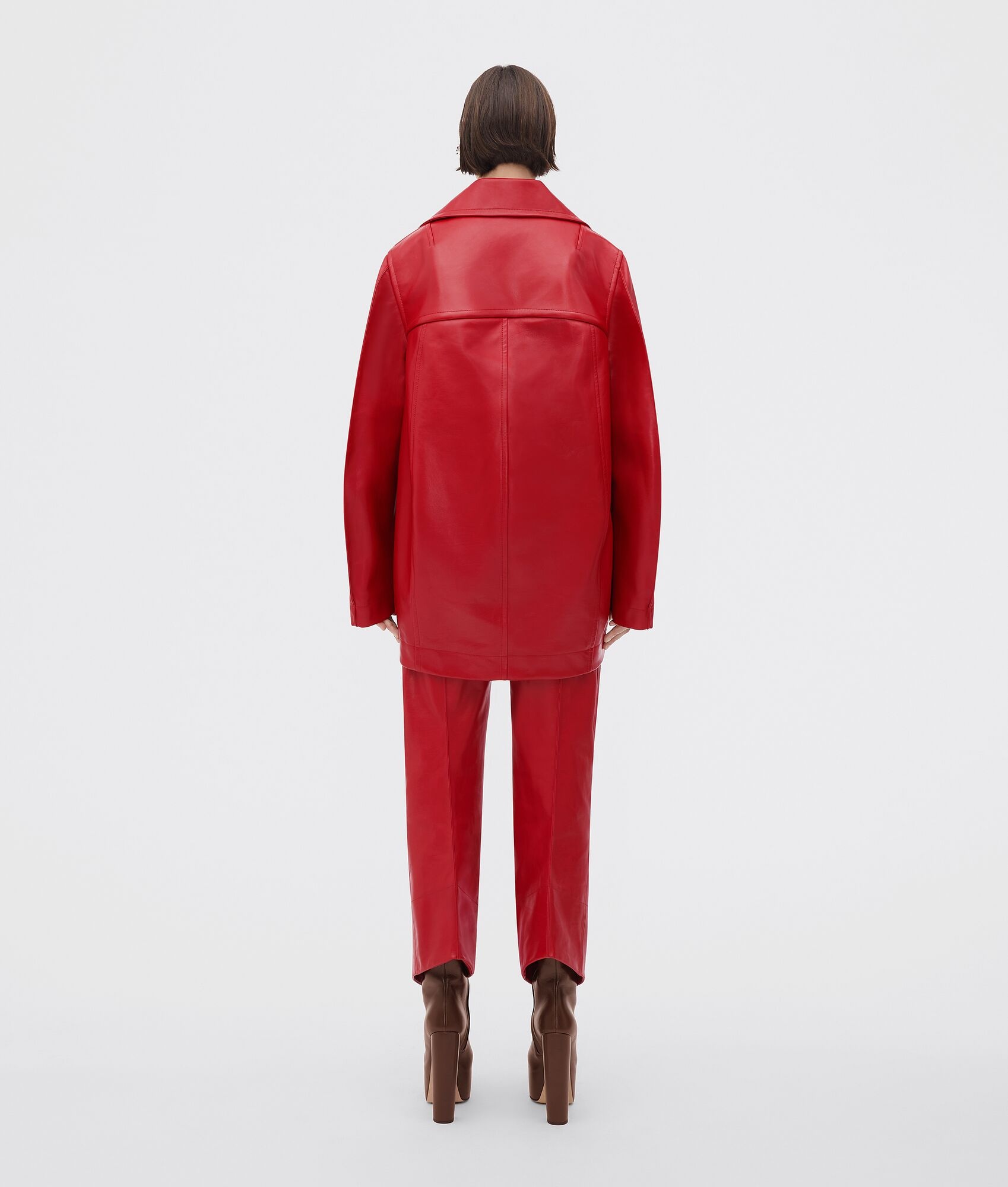 leather coat - 3