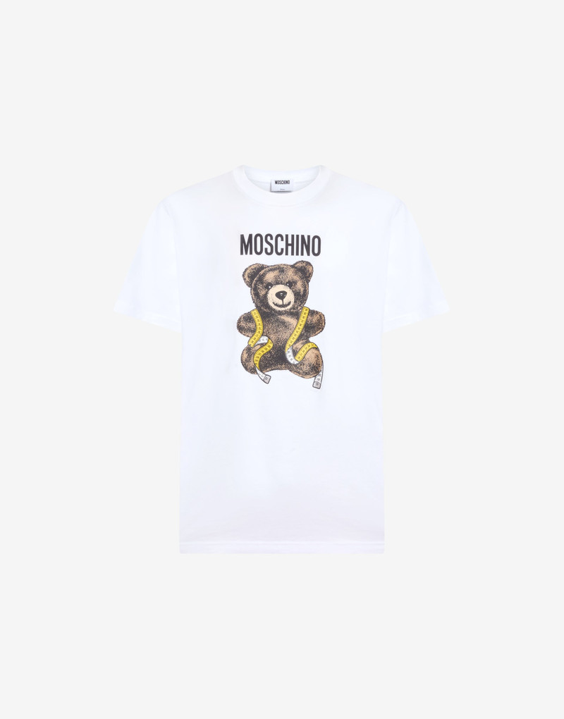 MOSCHINO TEDDY BEAR COTTON JERSEY T-SHIRT - 1