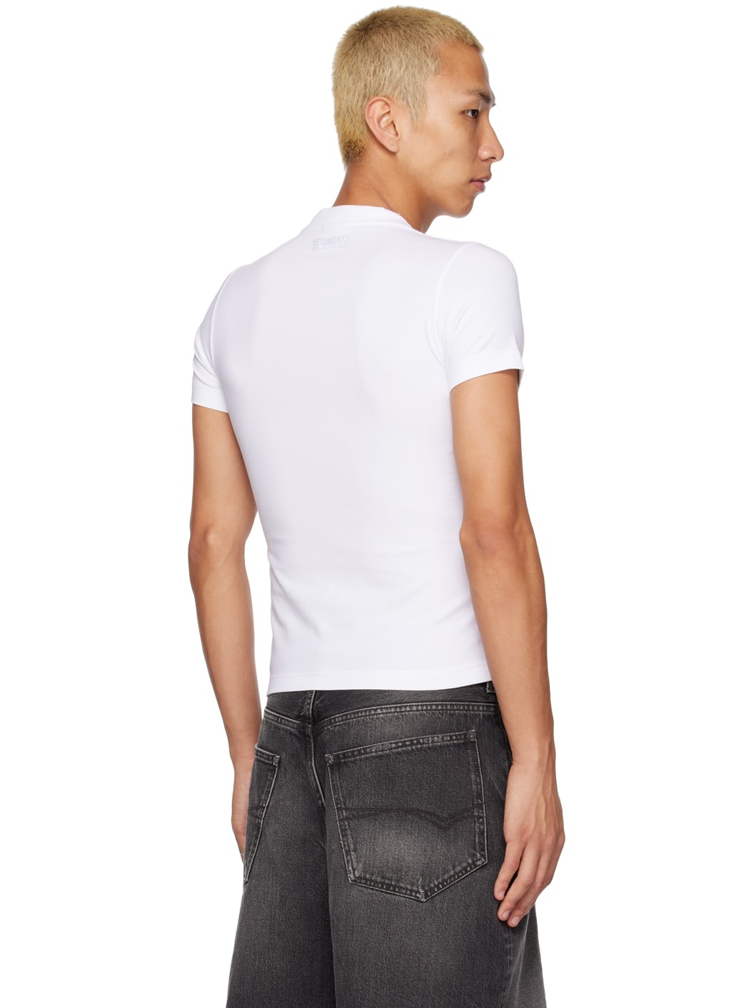 White 'Stop Being Rich' T-Shirt - 3