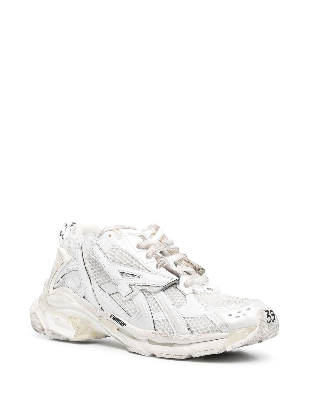 Runner logo-embroidered sneakers - 2