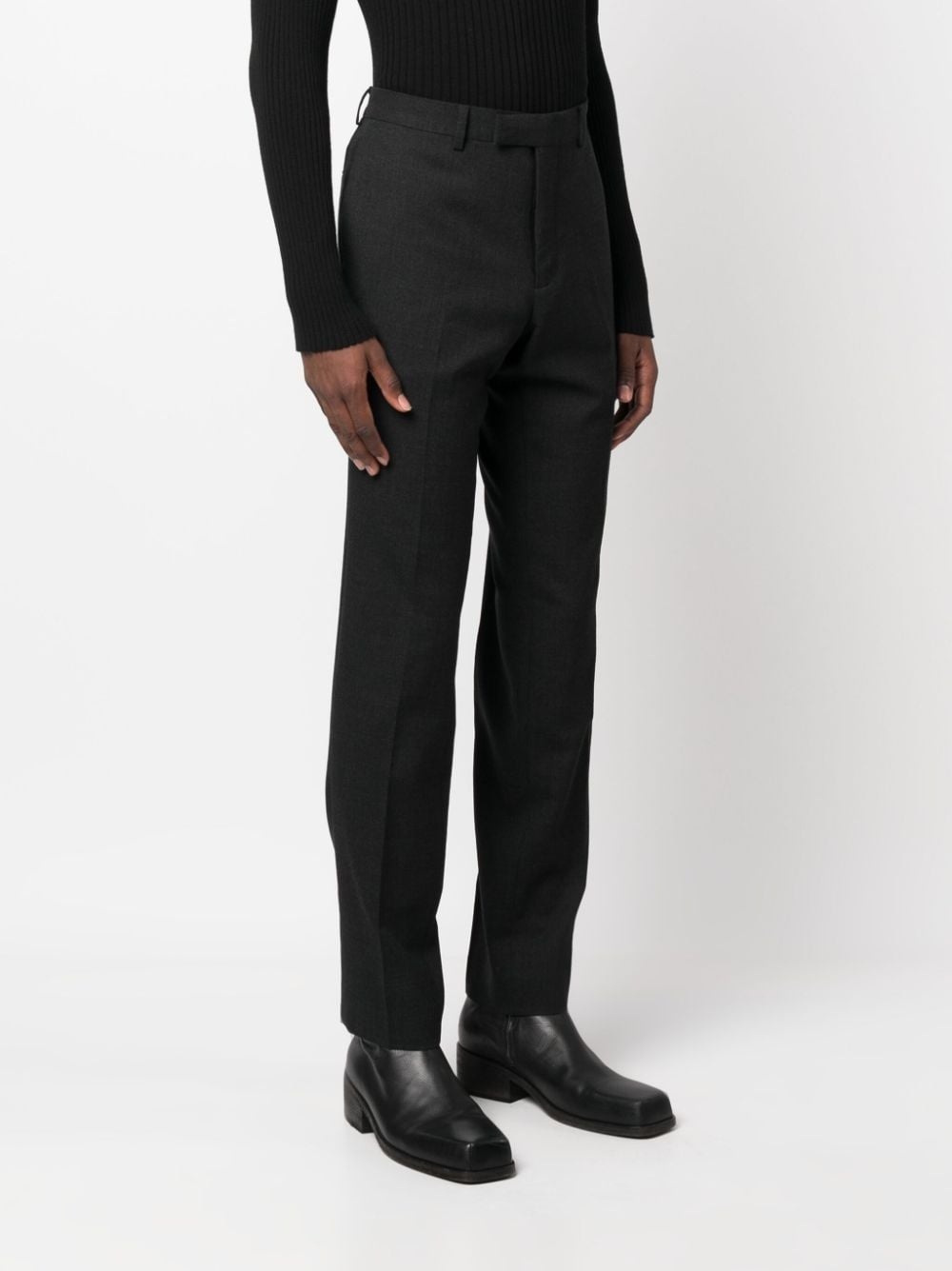 mid-rise tailored trousers - 3